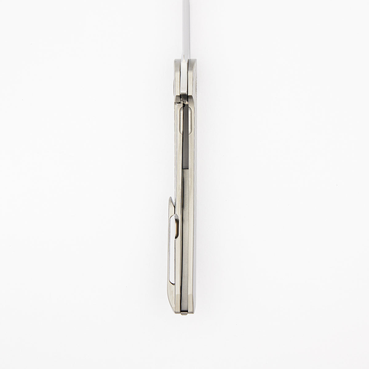 Model T Gen. 2 - Titanium Handle W/ Fade HoneyComb Milling - RWL-34 Blade - Silver Accents
