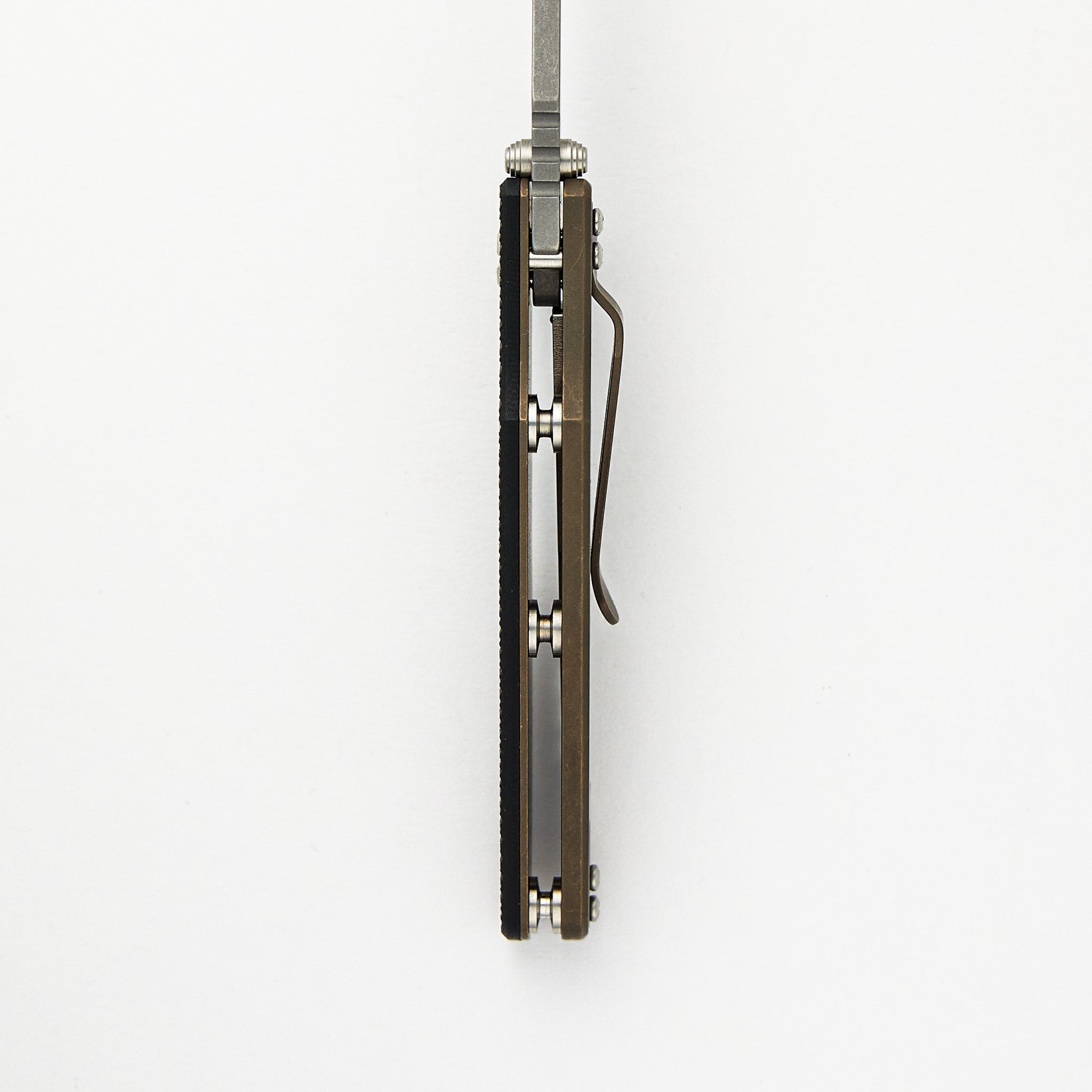 Eklipse 3.5" - S45VN Spearpoint - Tri-Way - Battle Bronze - Black G10