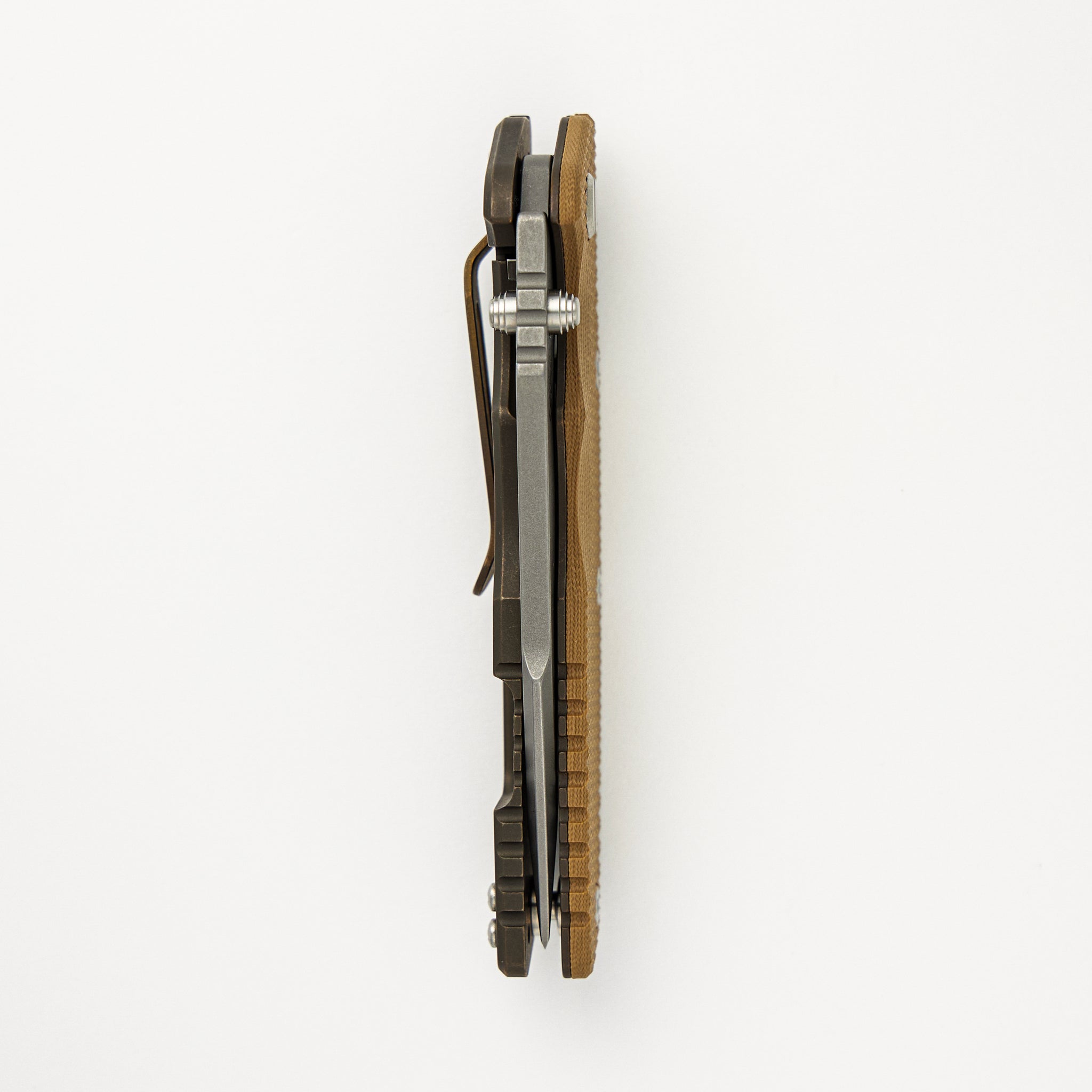 Eklipse 3.5" - S45VN Harpoon Spanto - Tri-Way - Battle Bronze - Coyote G10