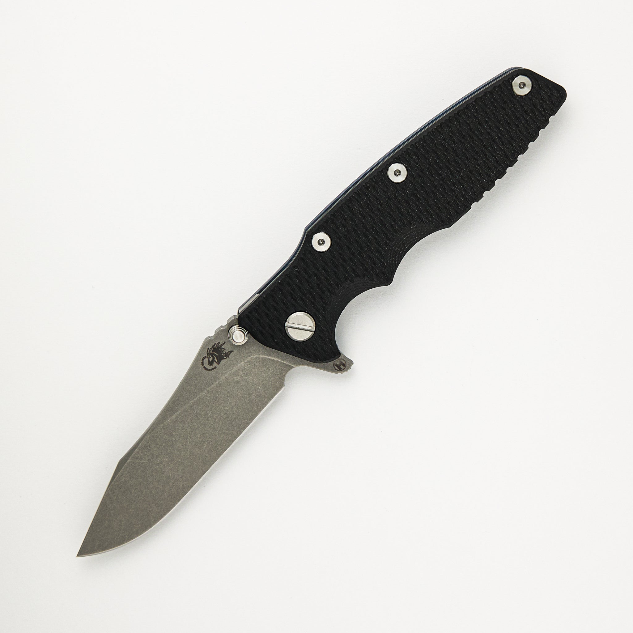 Eklipse 3.5" - Slicer S45VN Blade - Hollow Grind - Tri-Way - Battle Blue - Black G10