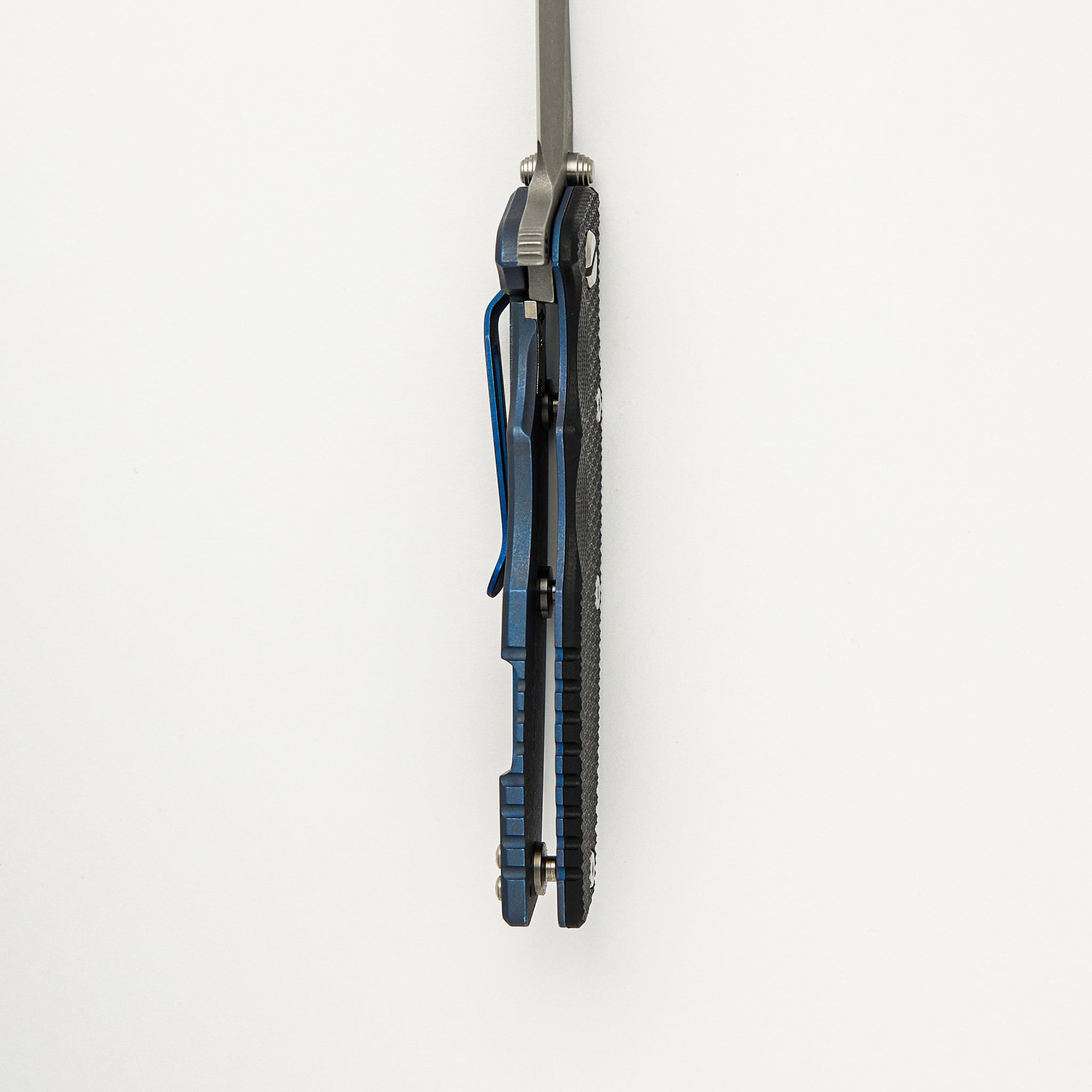 Eklipse 3.5" - Slicer S45VN Blade - Hollow Grind - Tri-Way - Battle Blue - Black G10
