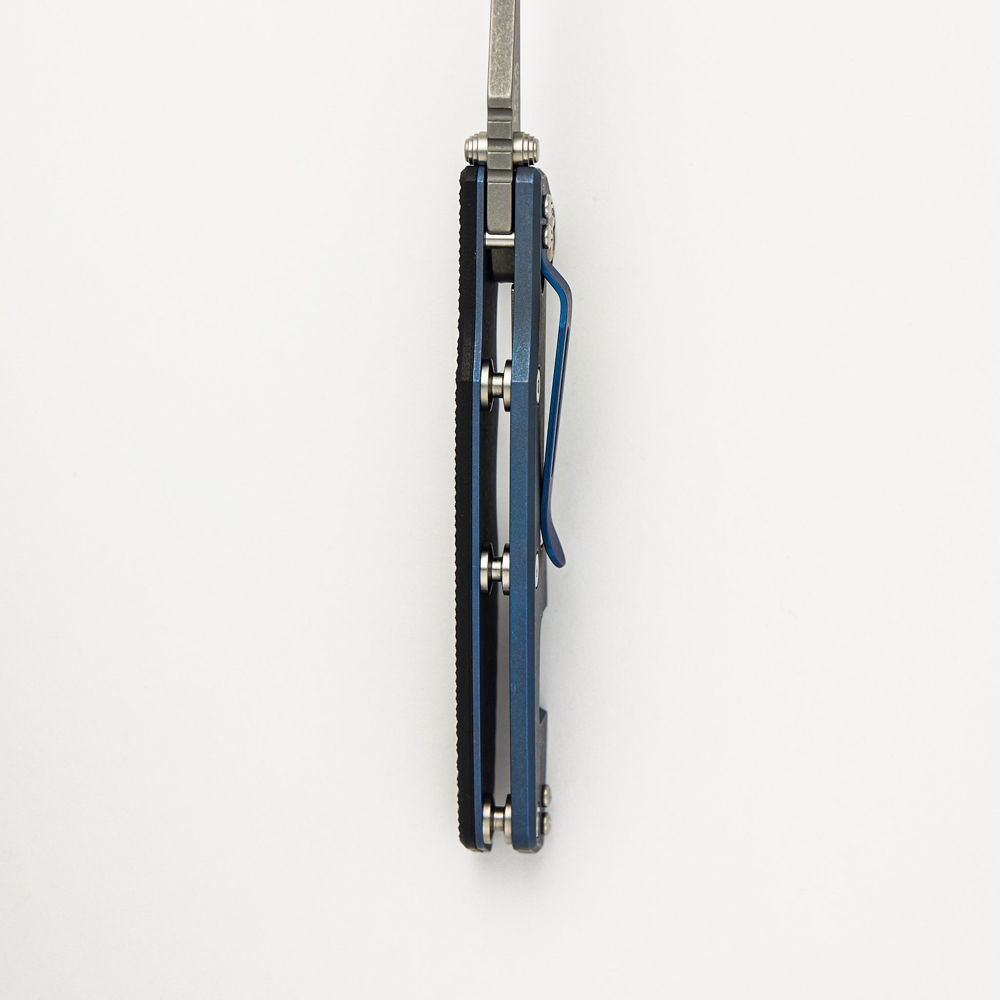 Eklipse 3.5" - Slicer S45VN Blade - Hollow Grind - Tri-Way - Battle Blue - Black G10