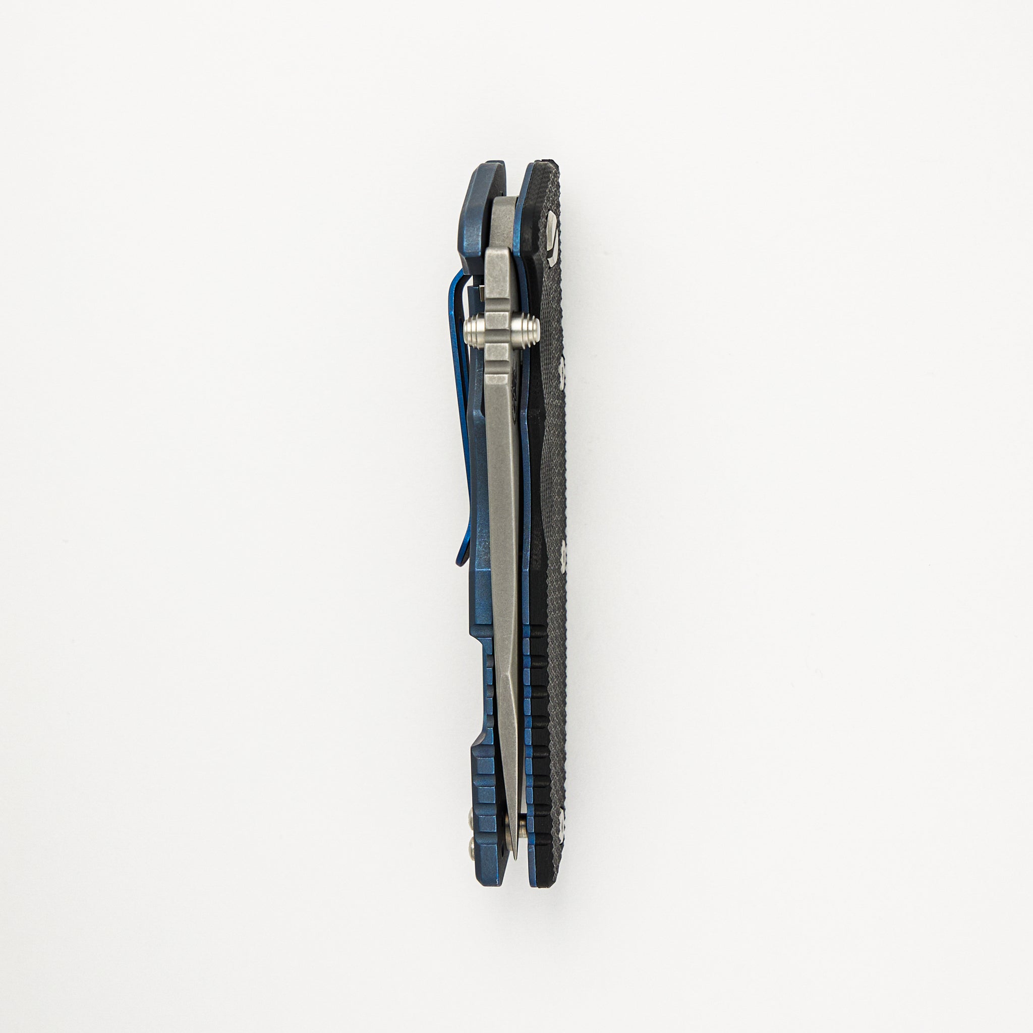Eklipse 3.5" - Slicer S45VN Blade - Hollow Grind - Tri-Way - Battle Blue - Black G10