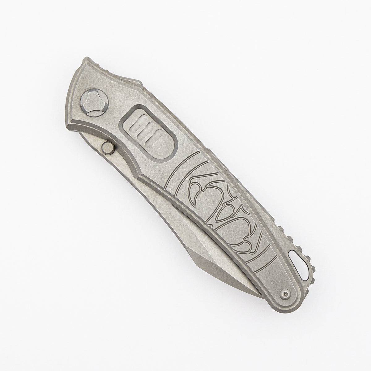 Talon Auto - Brightwashed - Titanium - M390 Blade