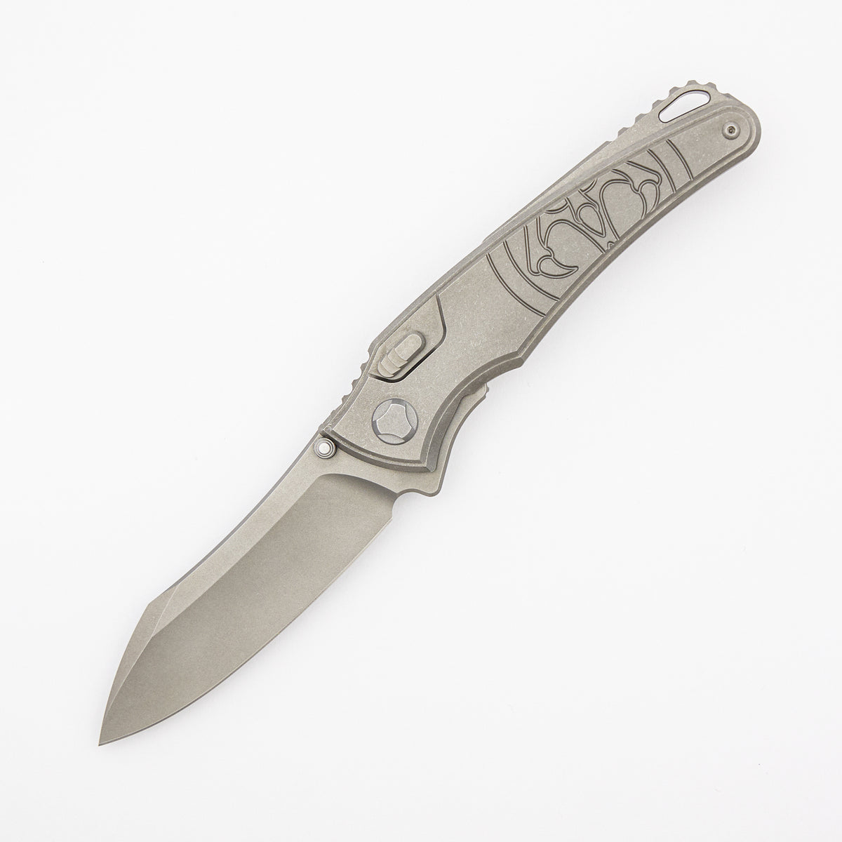 Talon - Brightwashed Titanium - M390 Blade