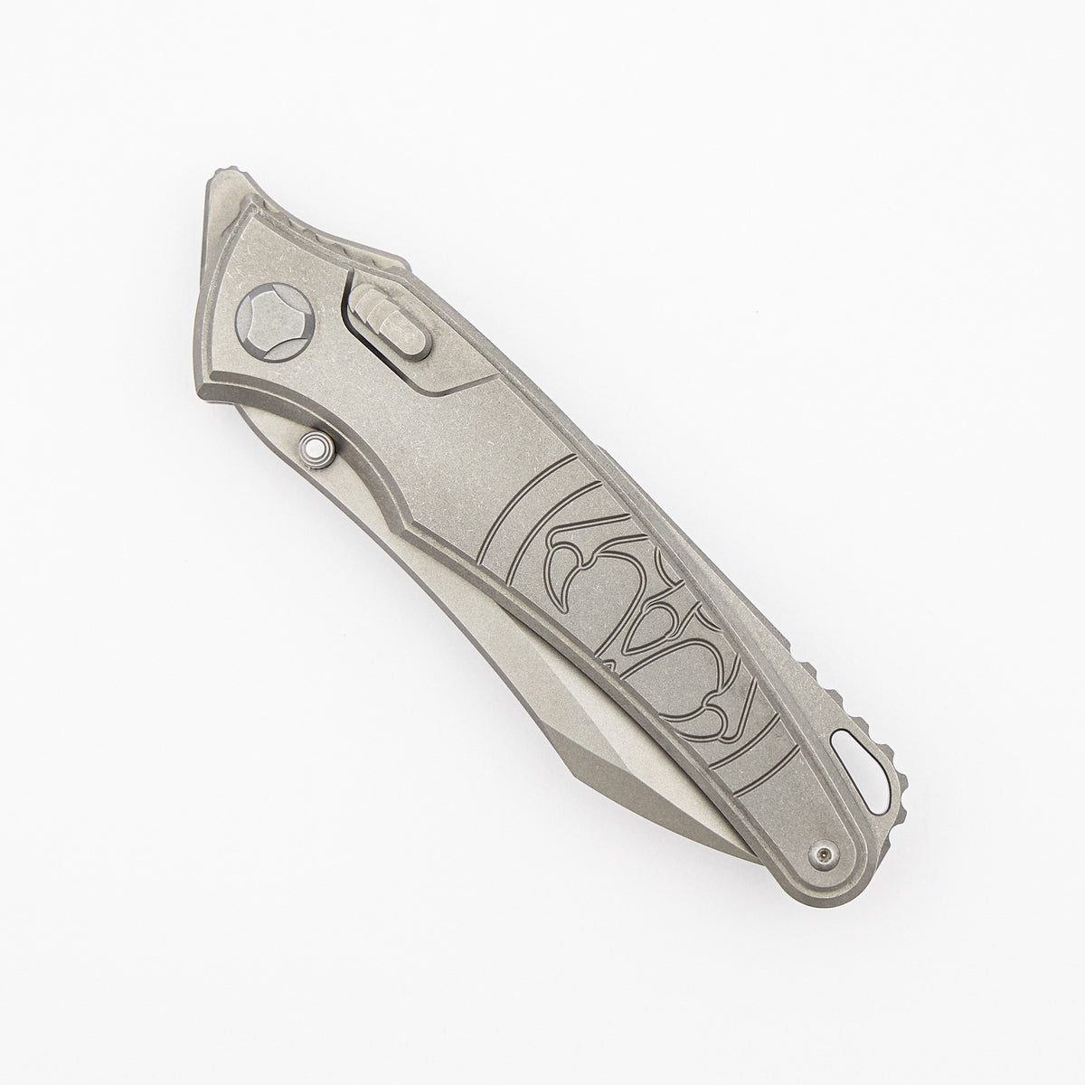 Talon - Brightwashed Titanium - M390 Blade