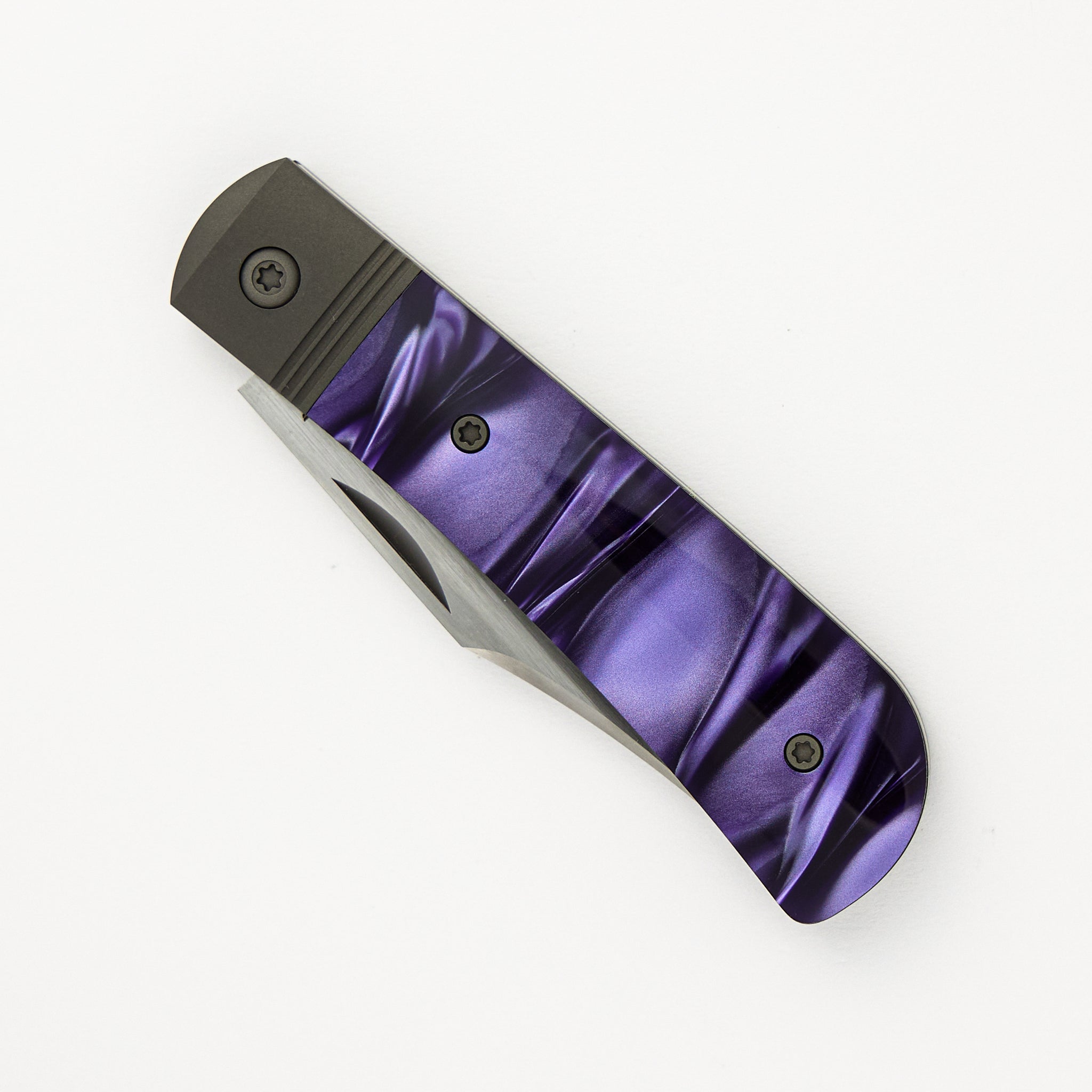 Benny's Clip - Kirinite Cosmic Purple Handle - S90V Blade