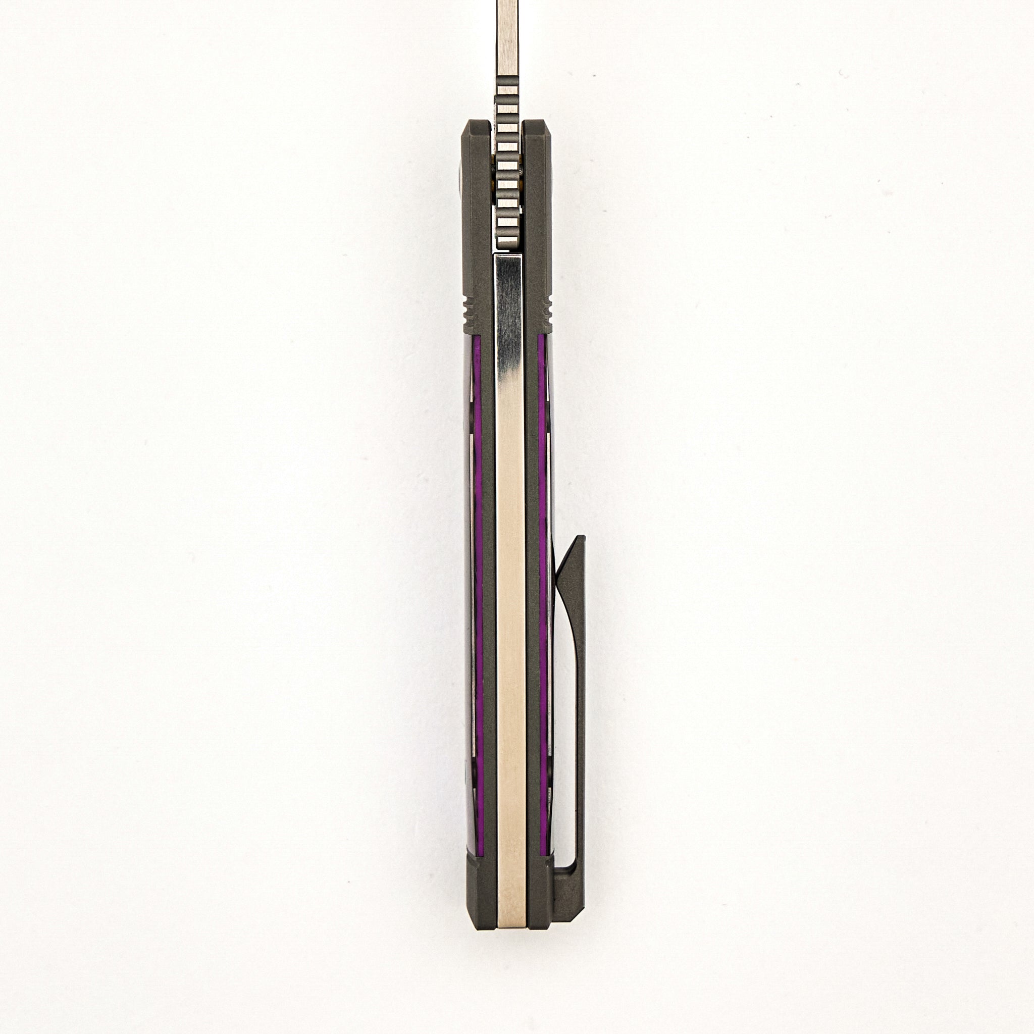 Feelbetter Jack - Purple Abalone - Belt Satin S90V Blade