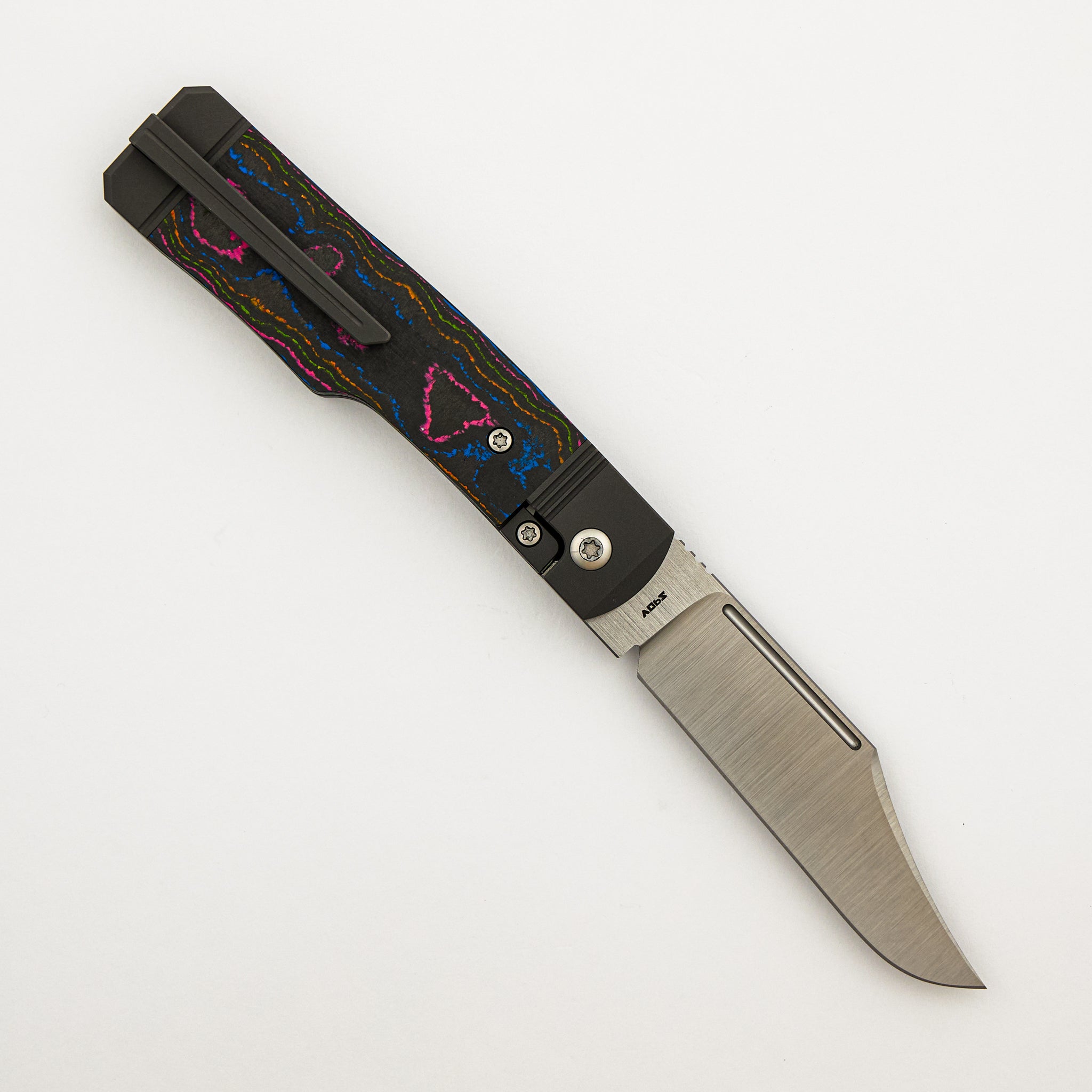 Gunslinger Jack - CamoCarbon 80's - S90V Blade