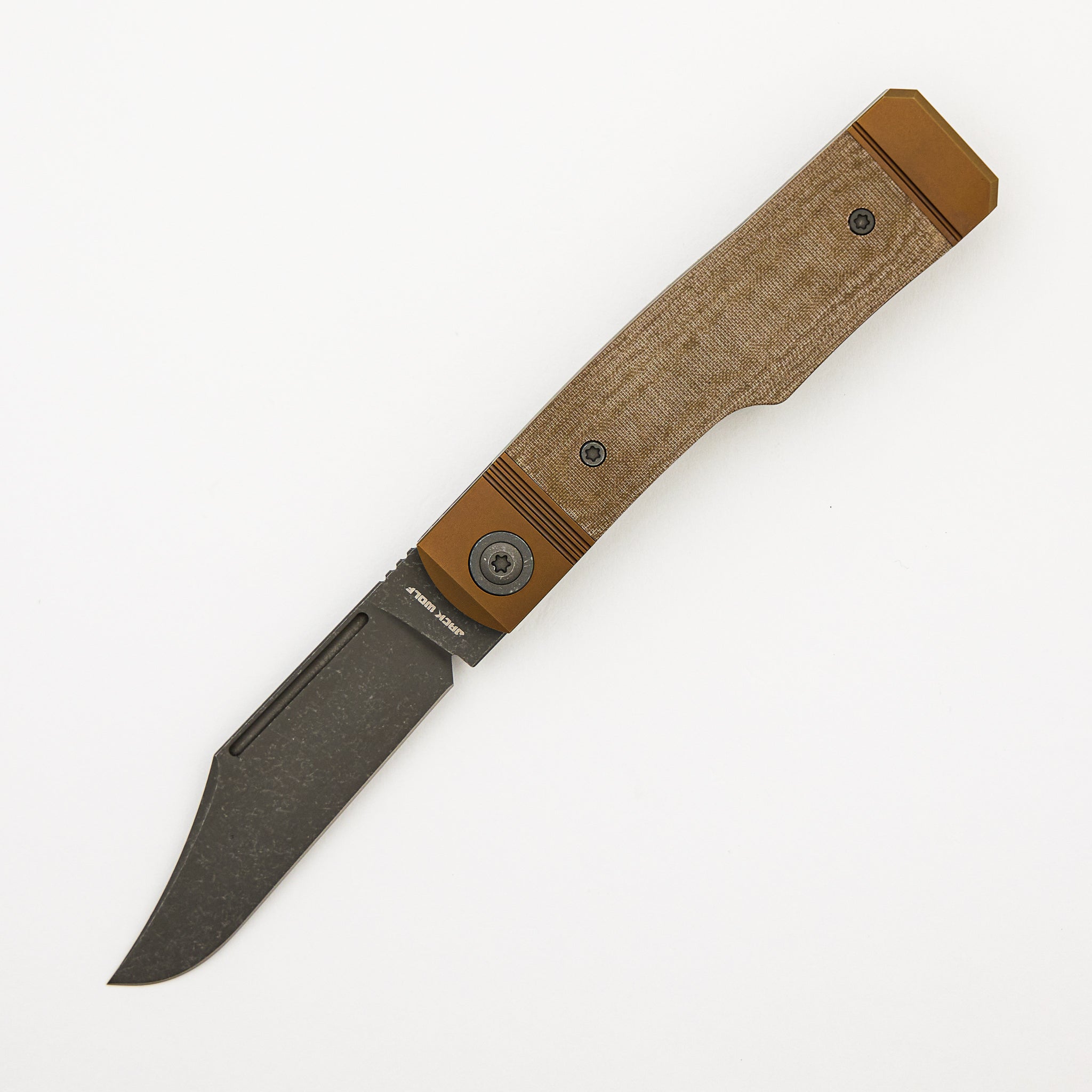 Gunslinger Jack - Green Linen Micarta - S90V Blade