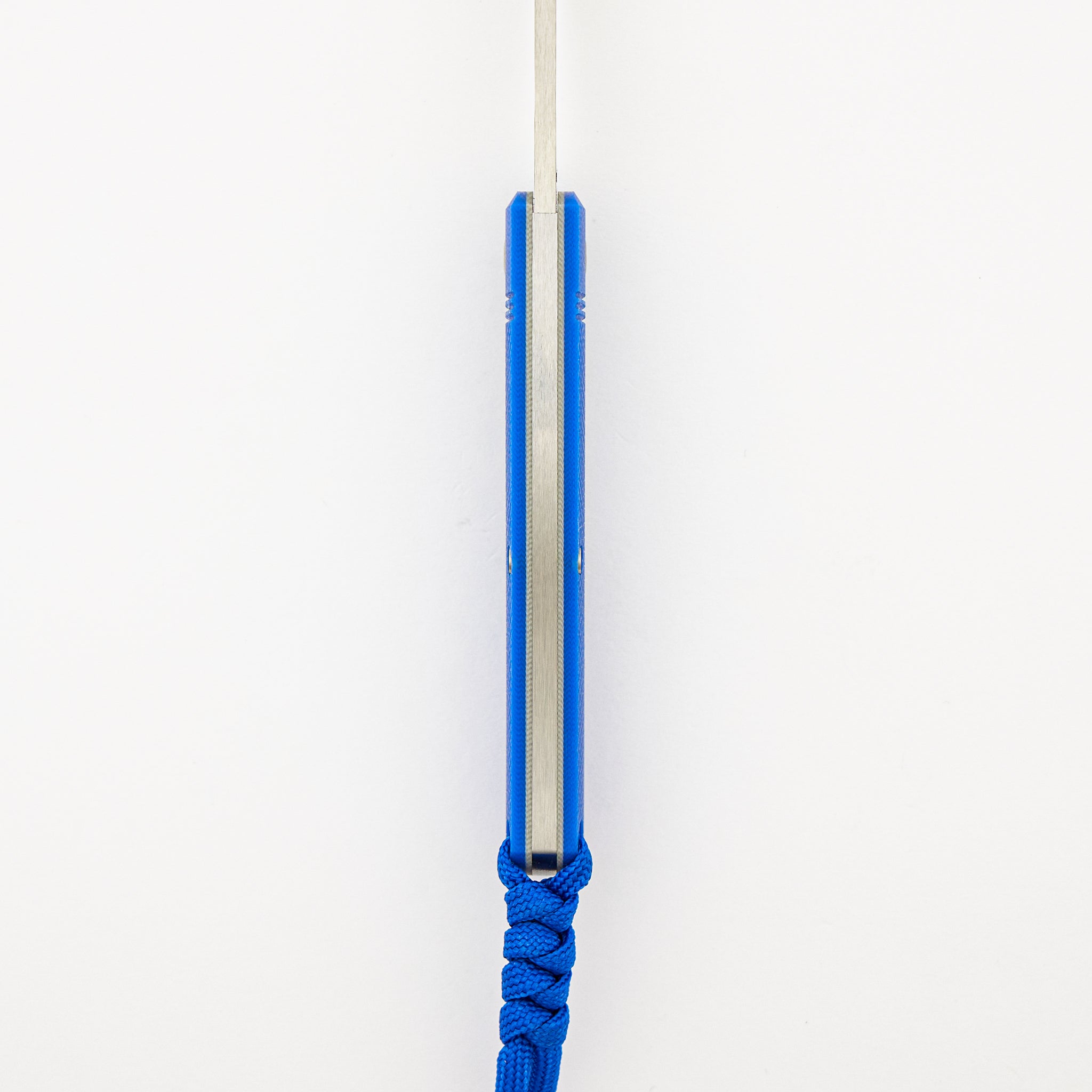 K9 Jack - Blue G10 Opposing Arcs - 154CM Blade