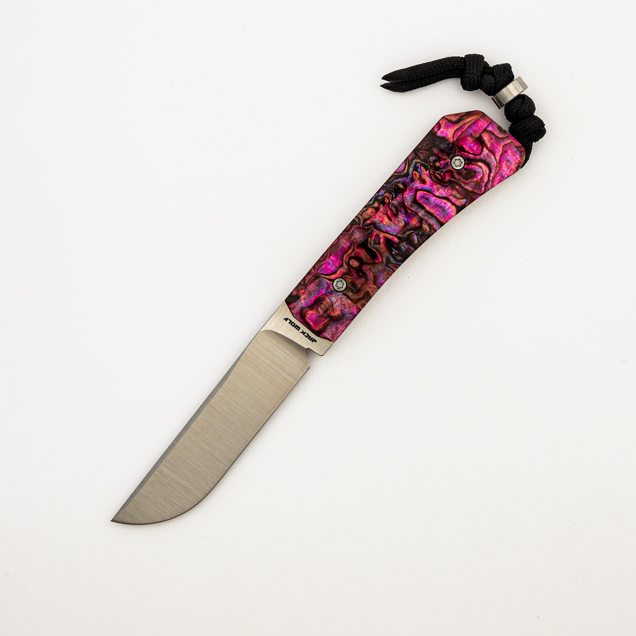 Pioneer FIXedc - Red Abalone - Belt Satin S90V Blade