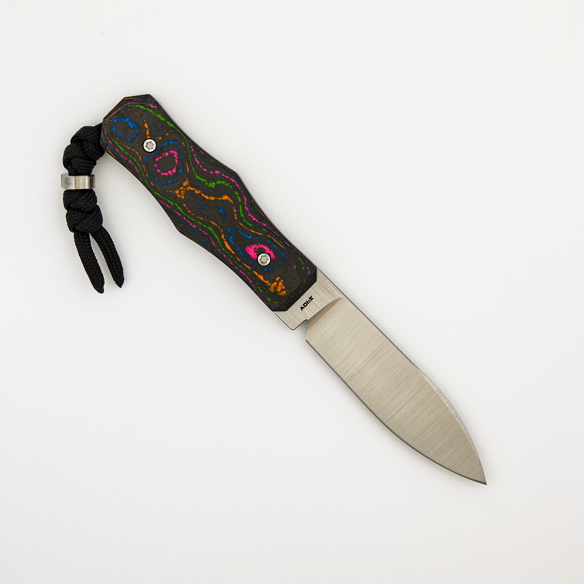 Vampire FixEDC - CamoCarbon 80's Handle - Belt Satin S90V Blade