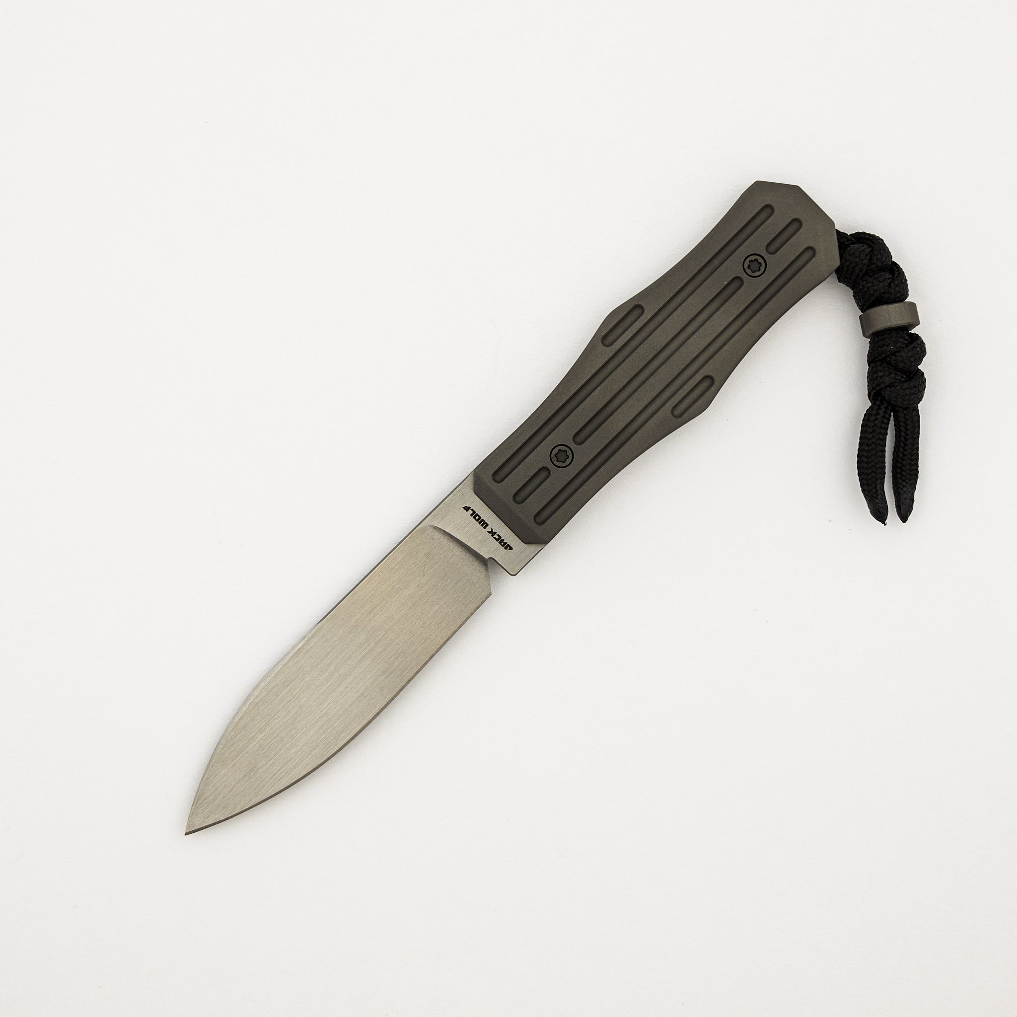 Vampire FixEDC - Titanium Fluted Handle - Hand Satin S90V Blade