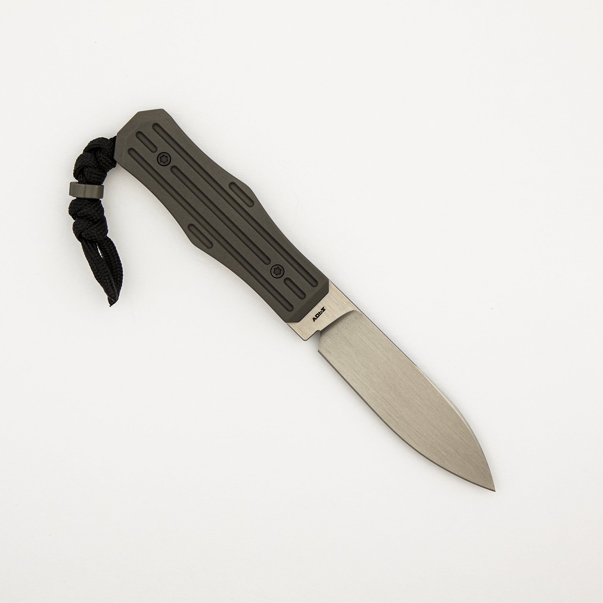 Vampire FixEDC - Titanium Fluted Handle - Hand Satin S90V Blade