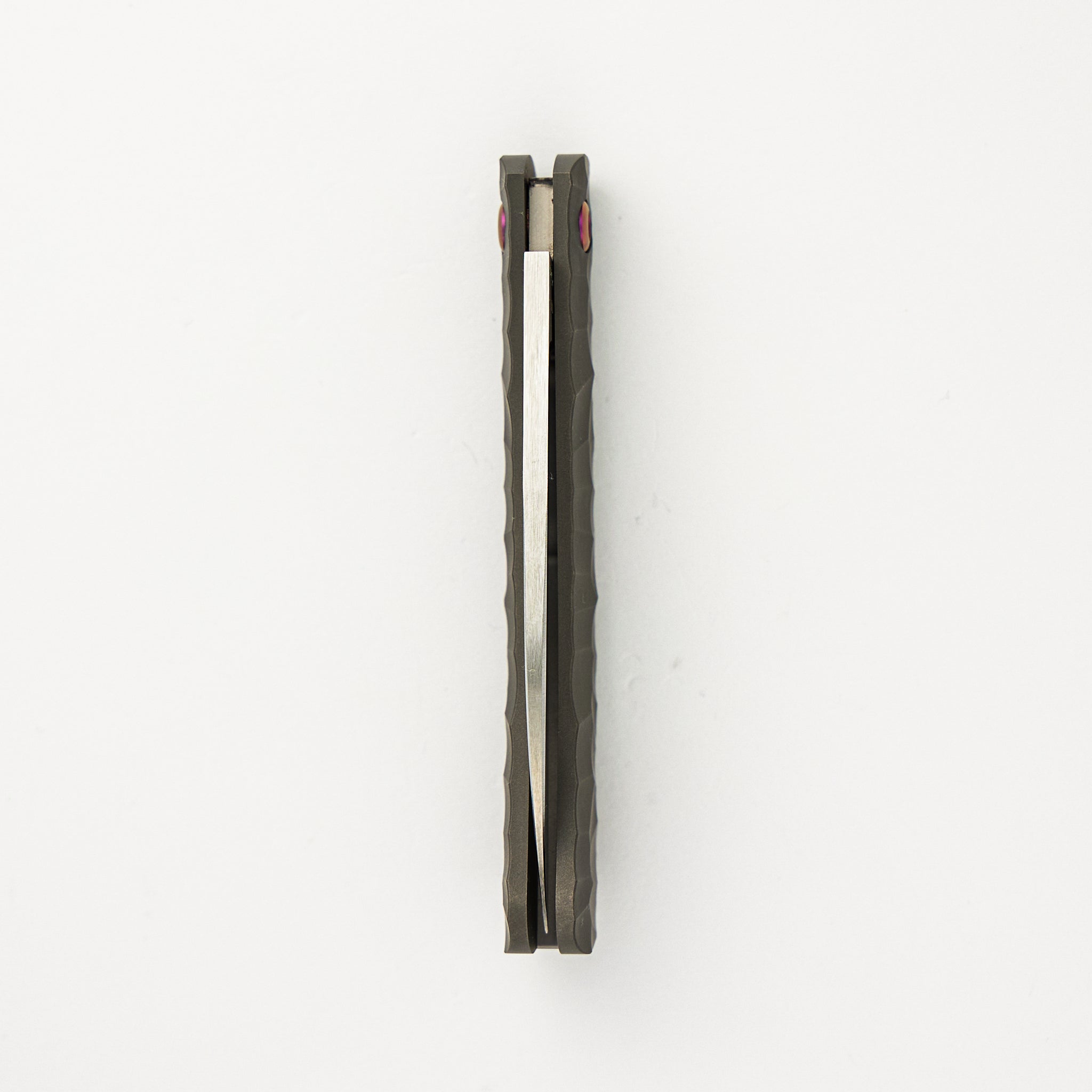 Venom Jack - Titanium Rock Pattern Handle - S90V Blade