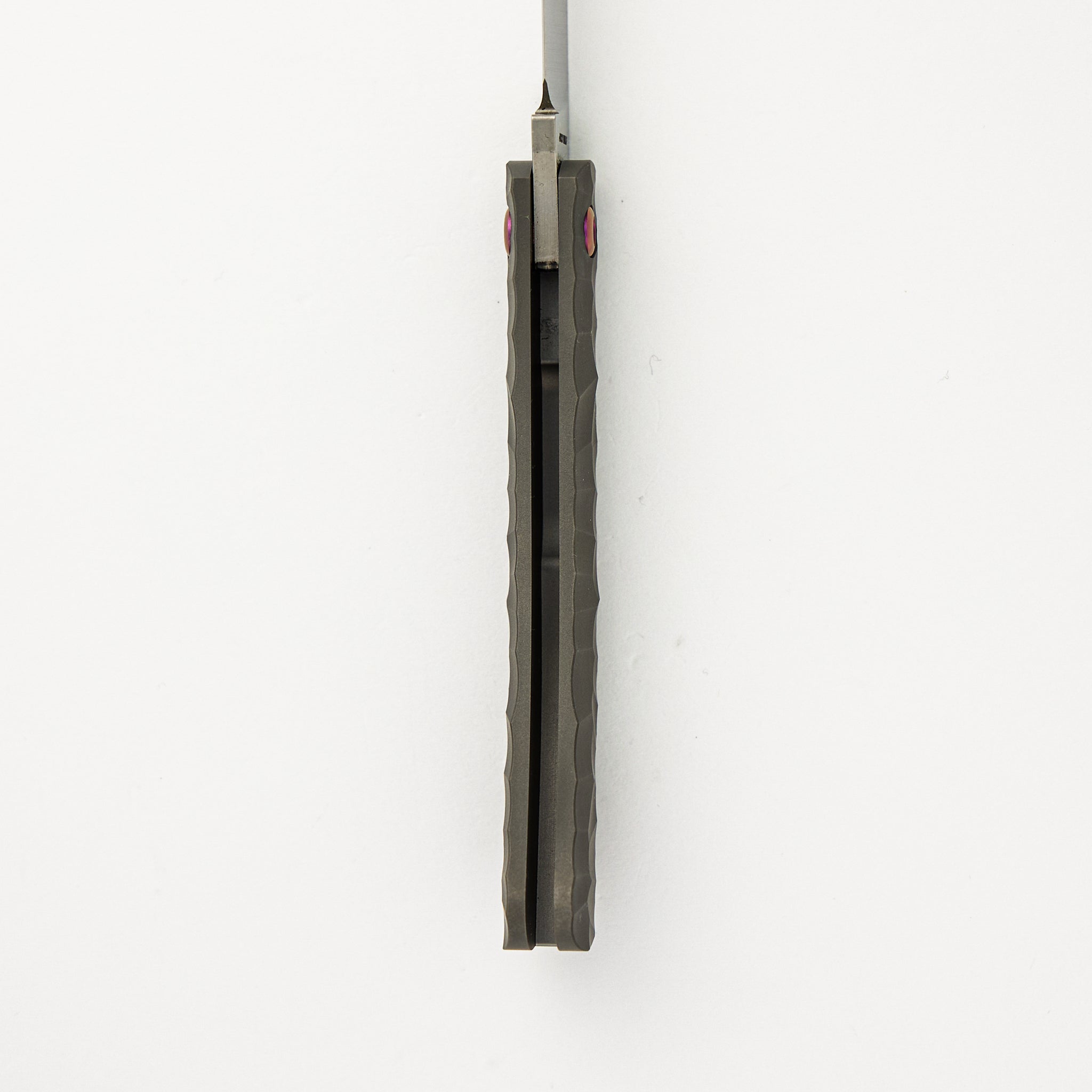 Venom Jack - Titanium Rock Pattern Handle - S90V Blade
