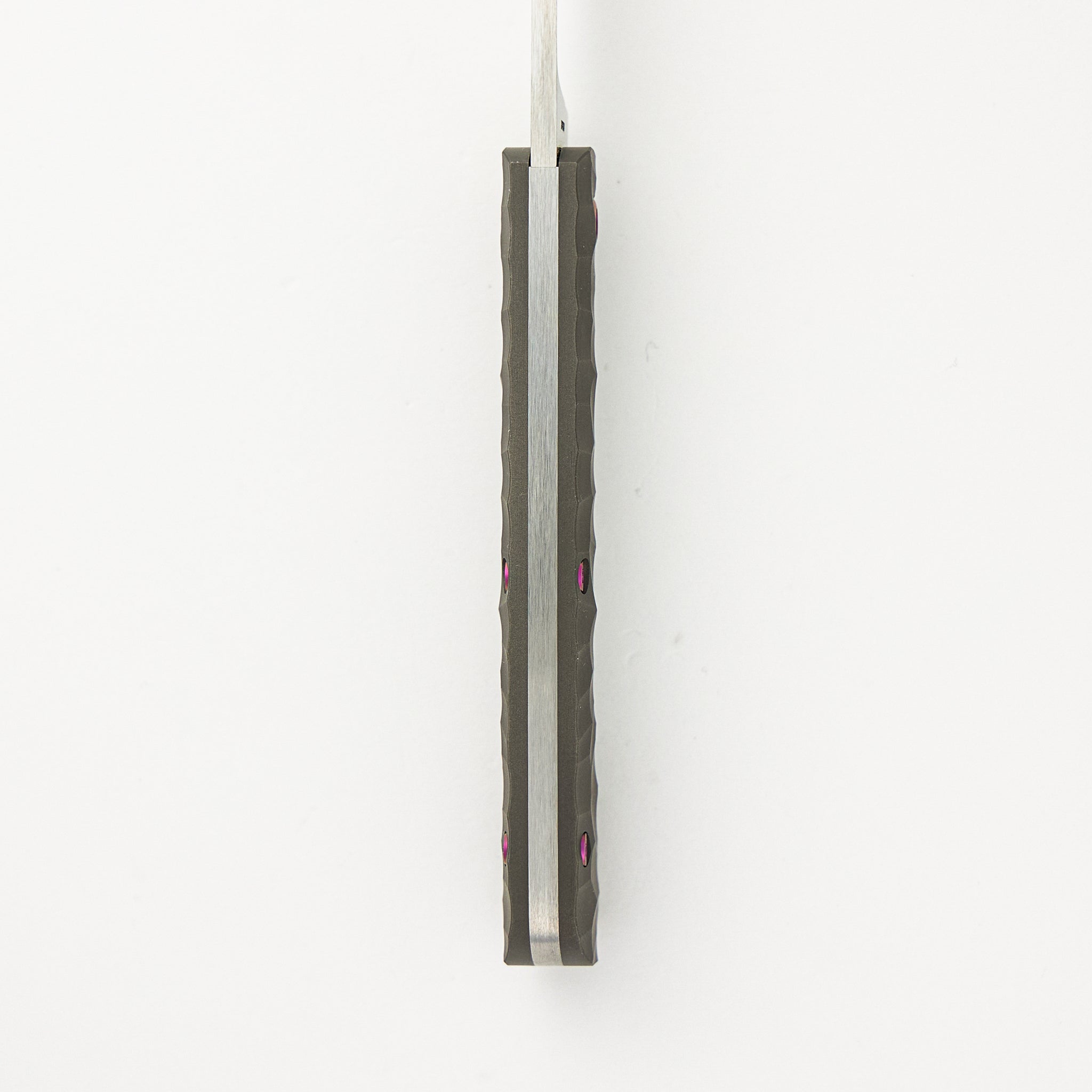 Venom Jack - Titanium Rock Pattern Handle - S90V Blade