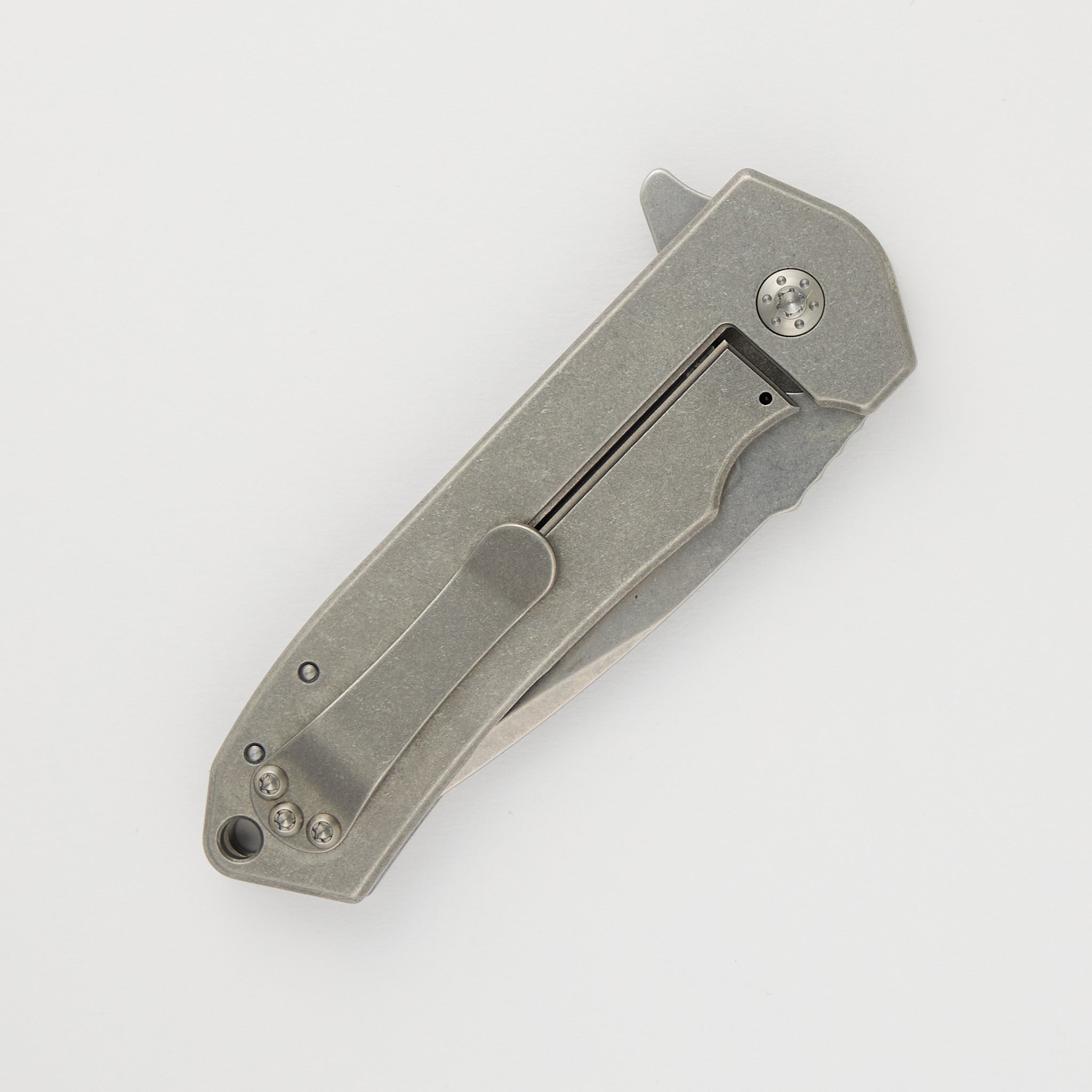 Ultra4 Folder - Titanium Handle - Killer Beez - Blackened Tumbled