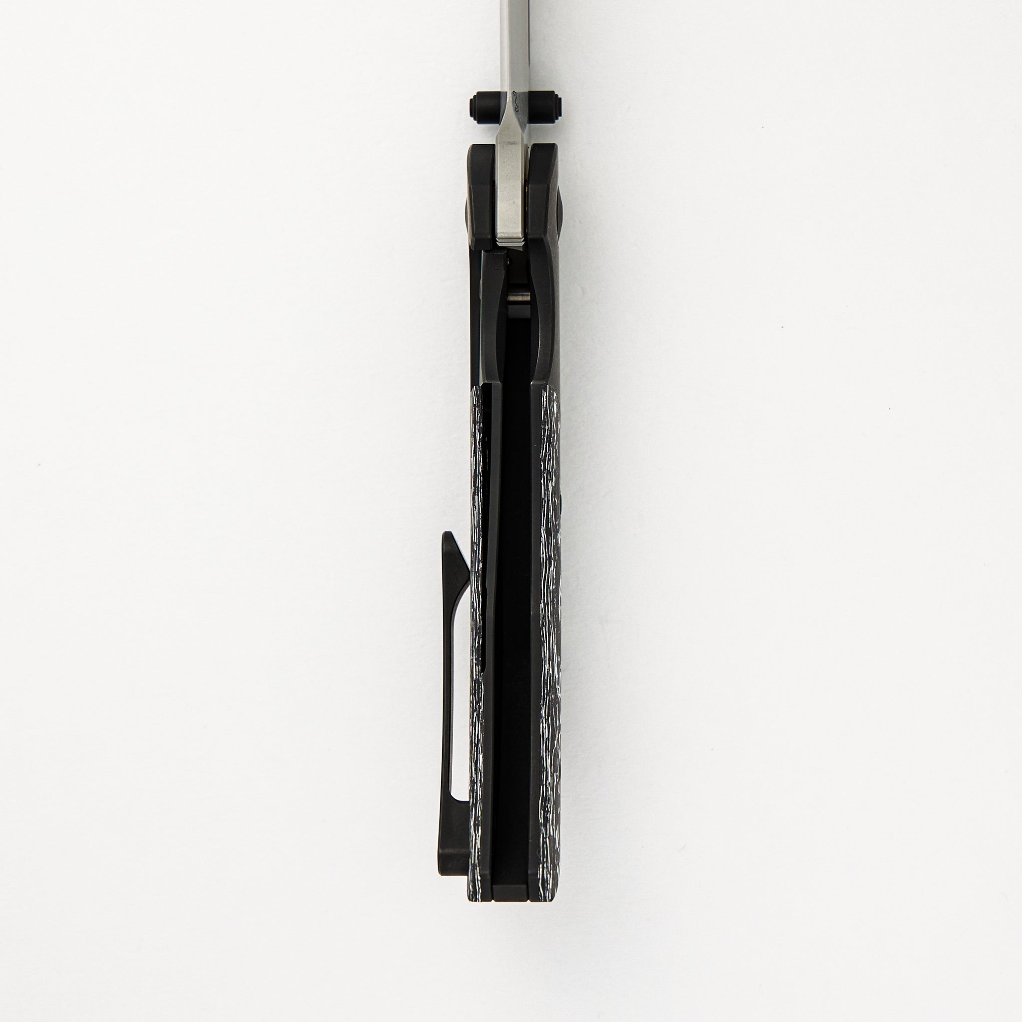 Mini Ultimatum - Hand Rub MagnaCut Blade Grind No. 2 - White TechnoCarbo/Black PVD Titanium
