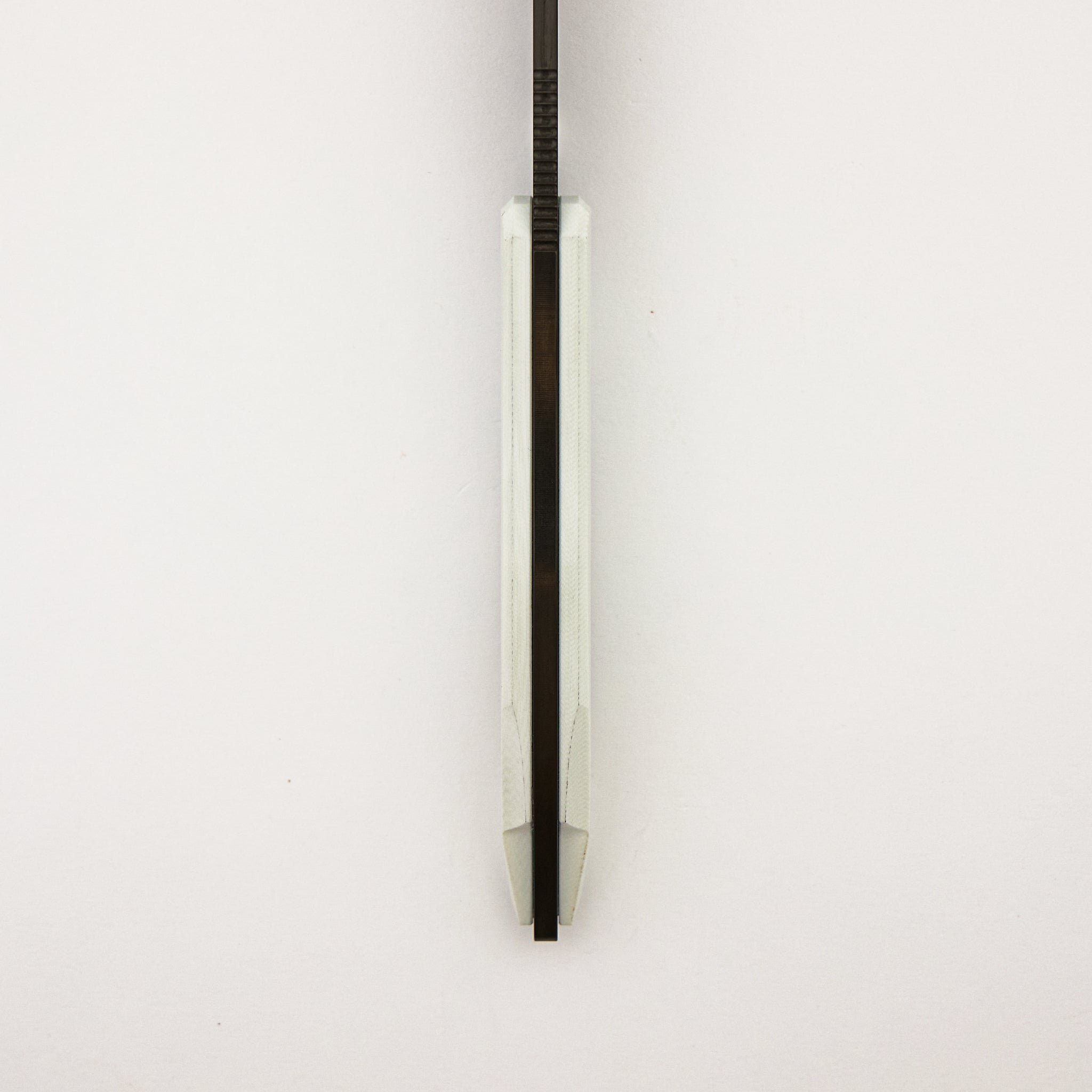 Helo - White G10 Handle - Raw DLC MagnaCut Blade