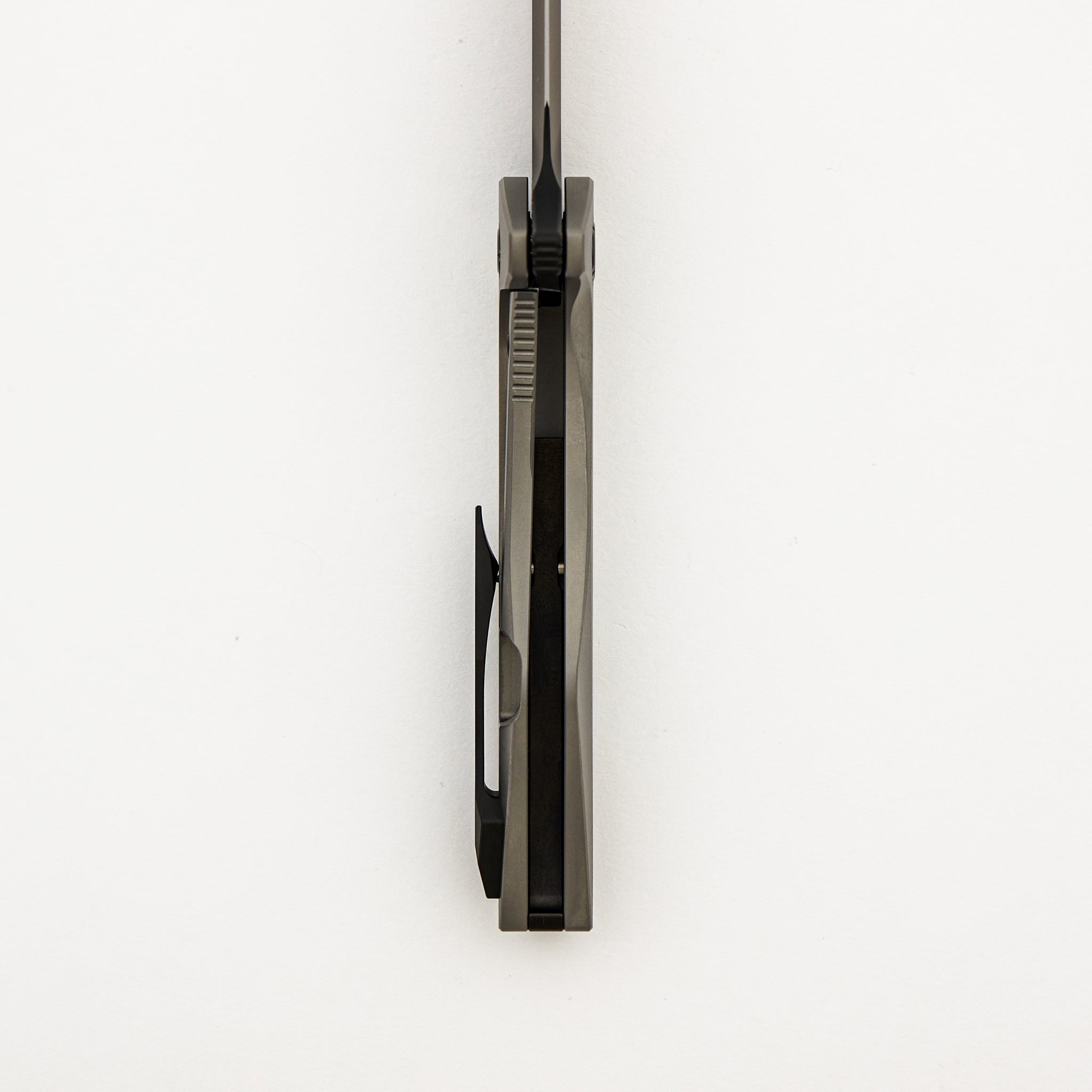 Mini Goblin - Smooth Titanium Handle - DLC Hardware - Matte DLC M390 Blade