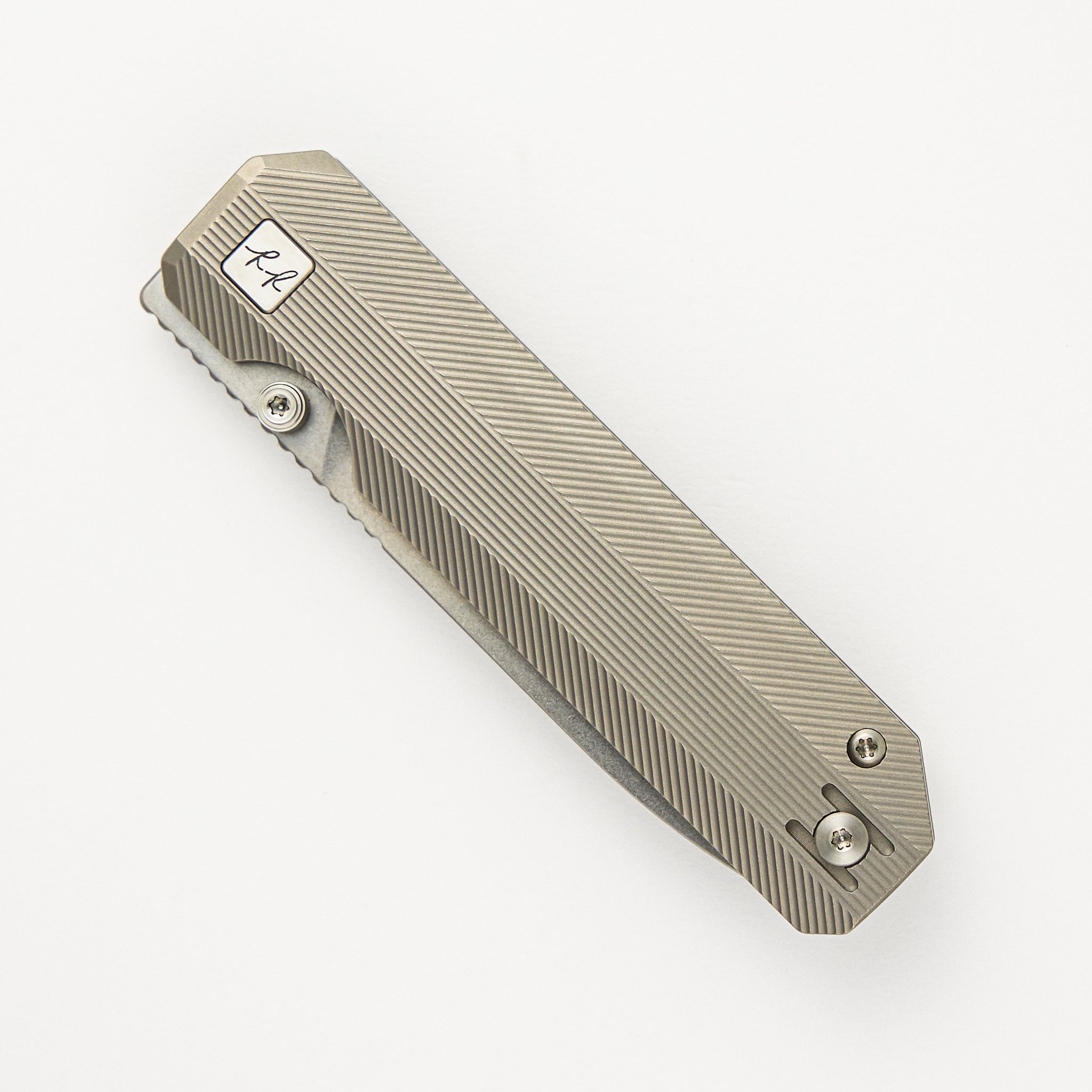 RR3 - Stonemilled - Stonewashed Vanax SuperClean Blade - Zirconium Clip