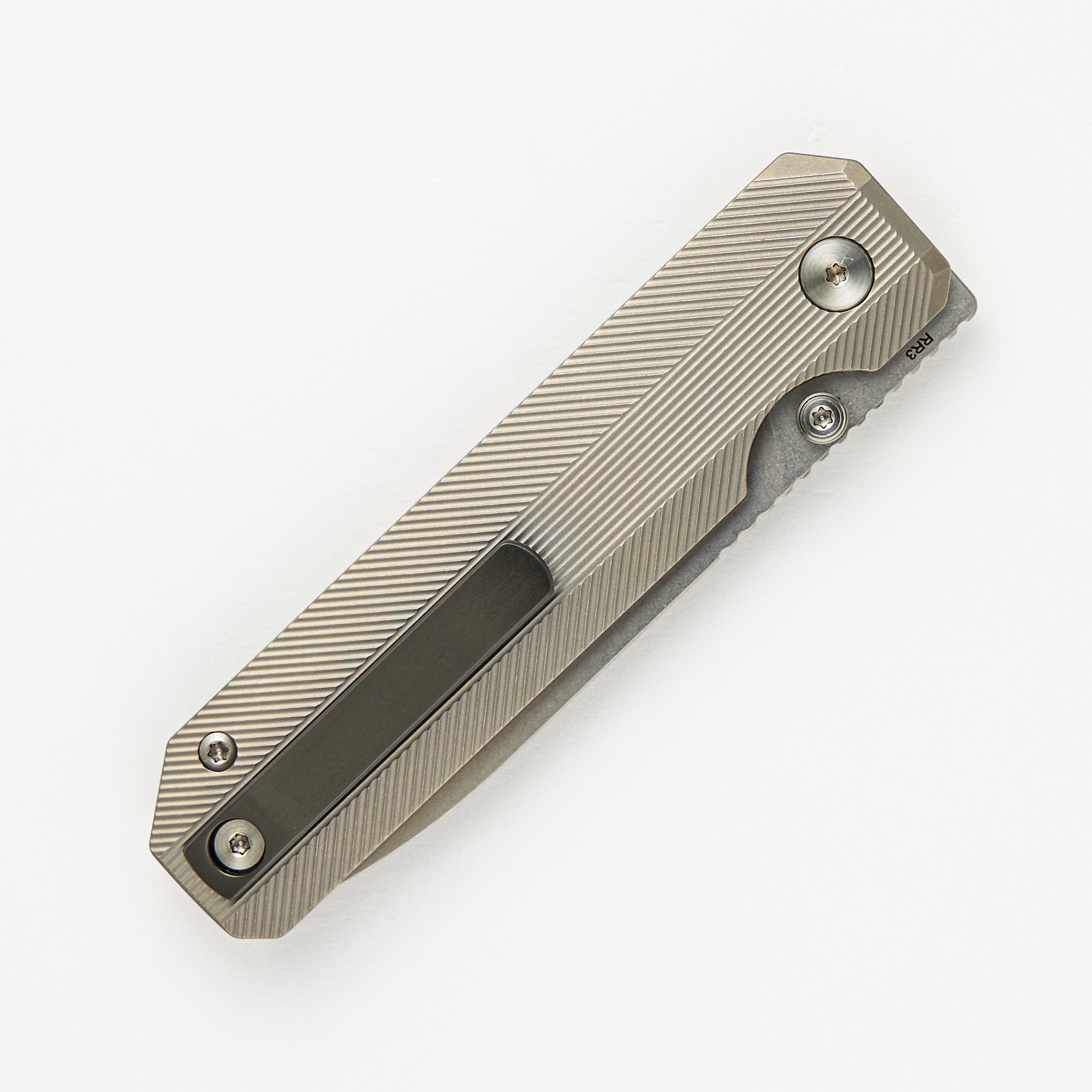 RR3 - Stonemilled - Stonewashed Vanax SuperClean Blade - Zirconium Clip
