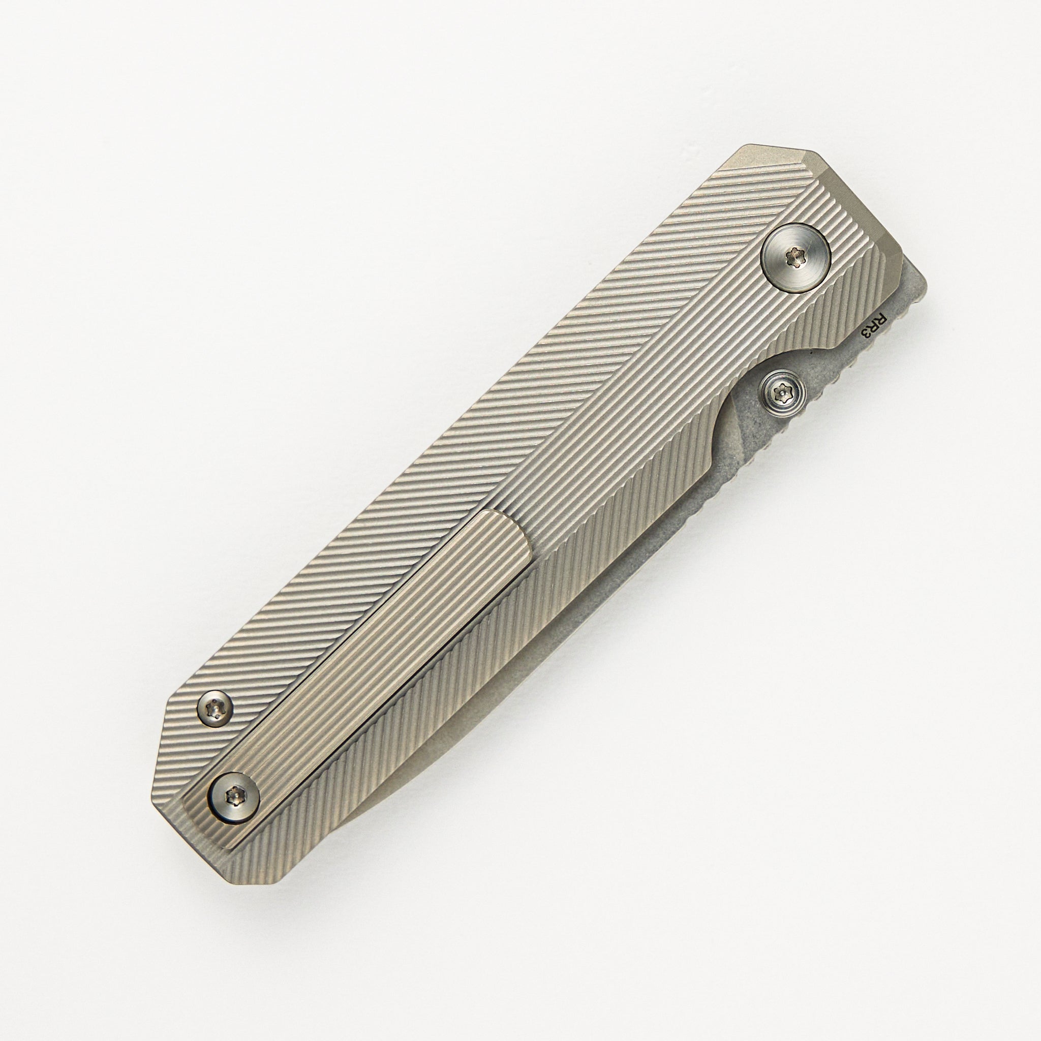 RR3 - Stonemilled - Stonewashed Vanax SuperClean Blade - Milled Clip