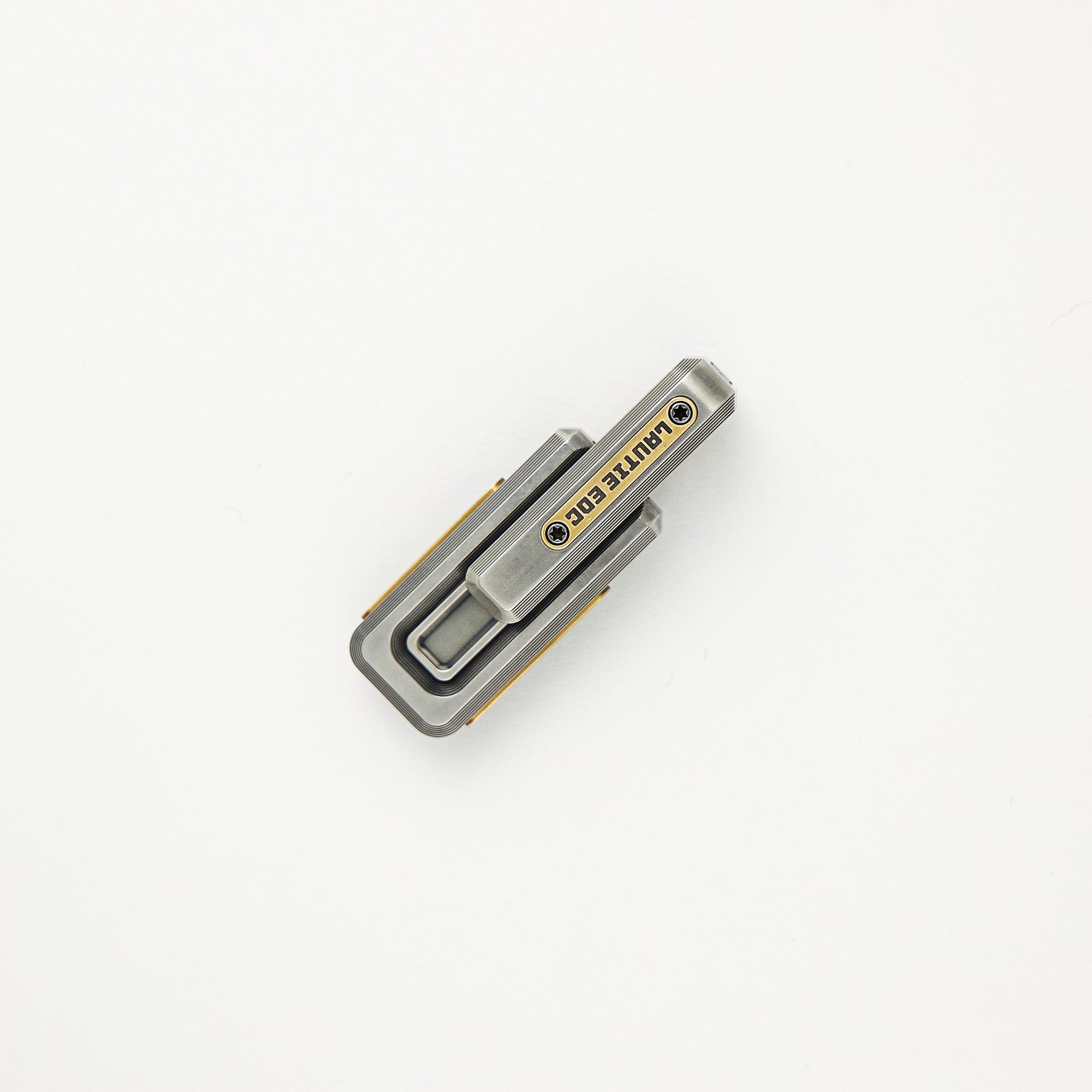 X-Lock 2.0 Fidget Slider - Spy Wars Series - Stainless Steel/Brass