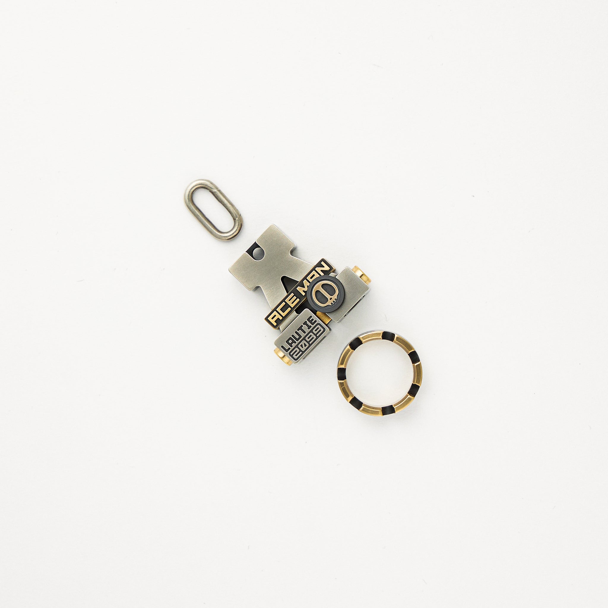 Aceman Pendant & Ring - Cu/Stainless Steel