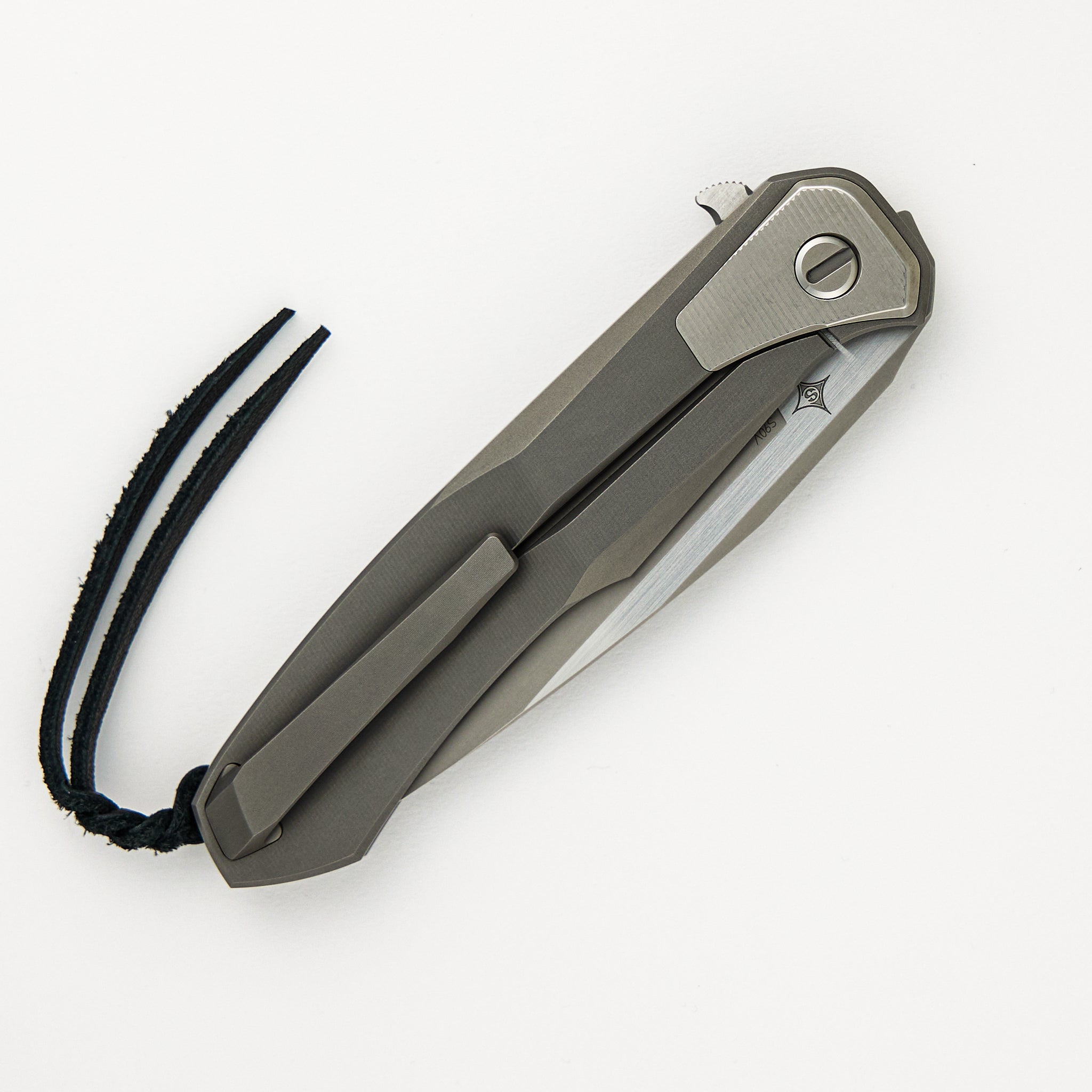 Shirogorov "Limited Edition" Scott Cook Design Russian Lochsa - S90V Blade - Integral Titanium Handle - Bushing System - Completed