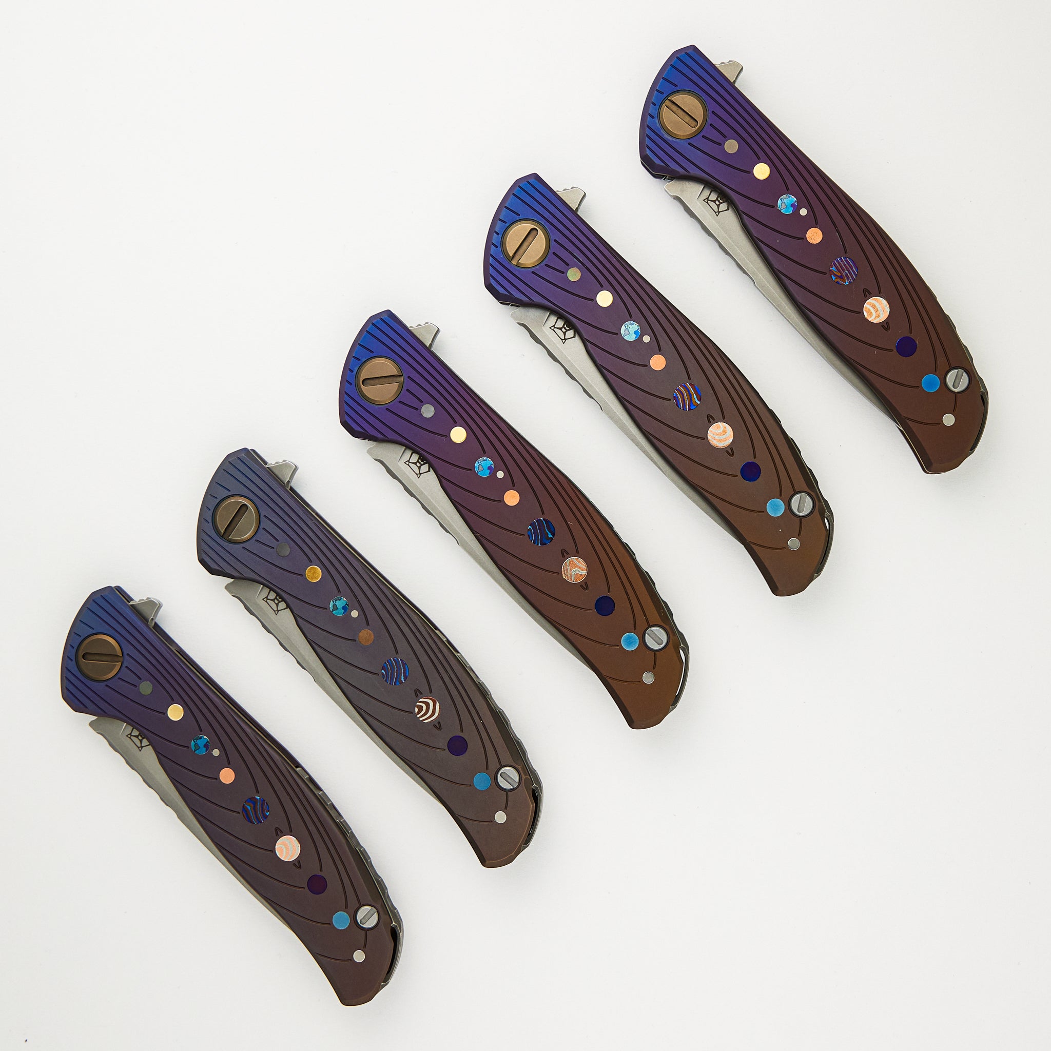 Shirogorov Knives / Igor Oleinikov F95 "Solar System" - Completed