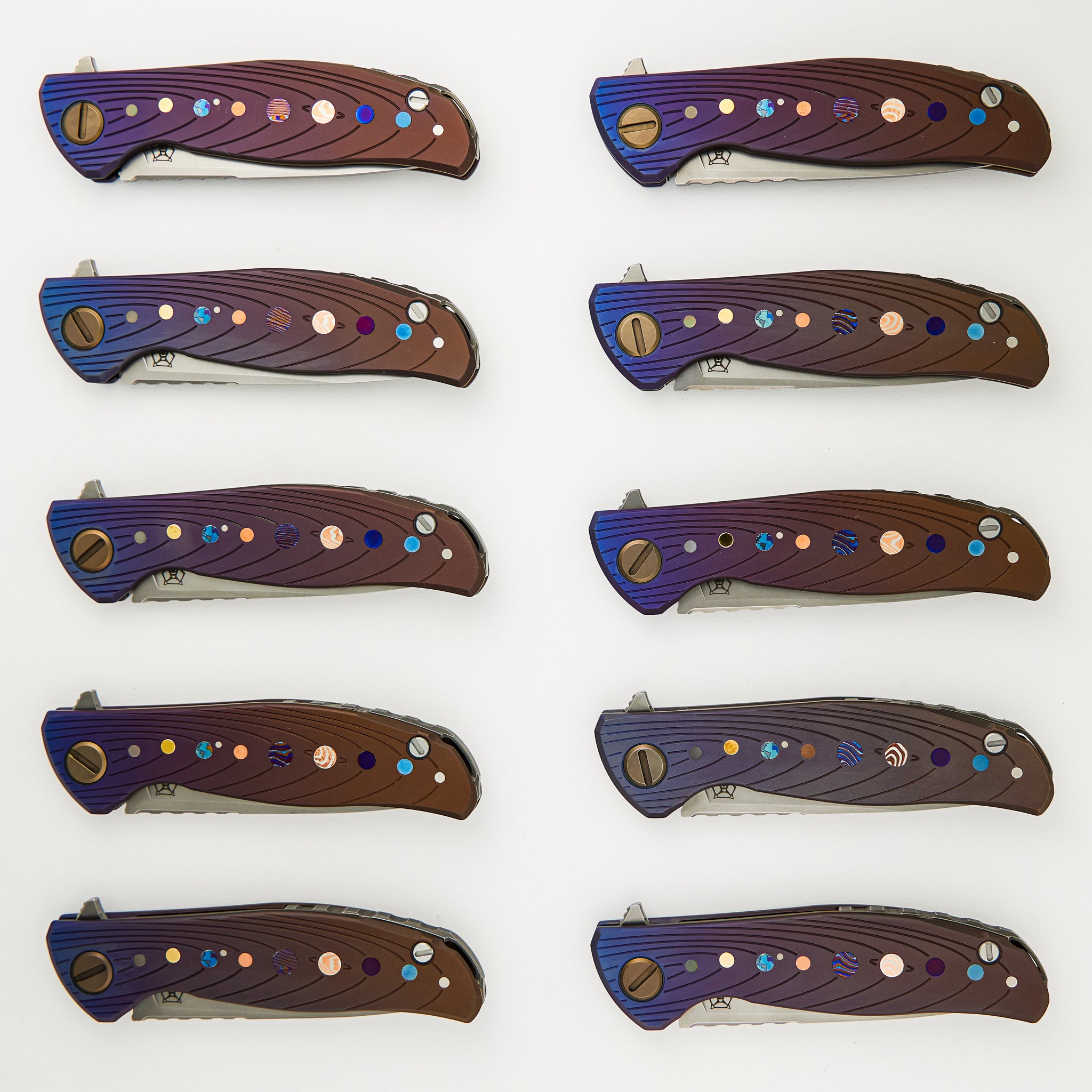 Shirogorov Knives / Igor Oleinikov F95 "Solar System" - Completed
