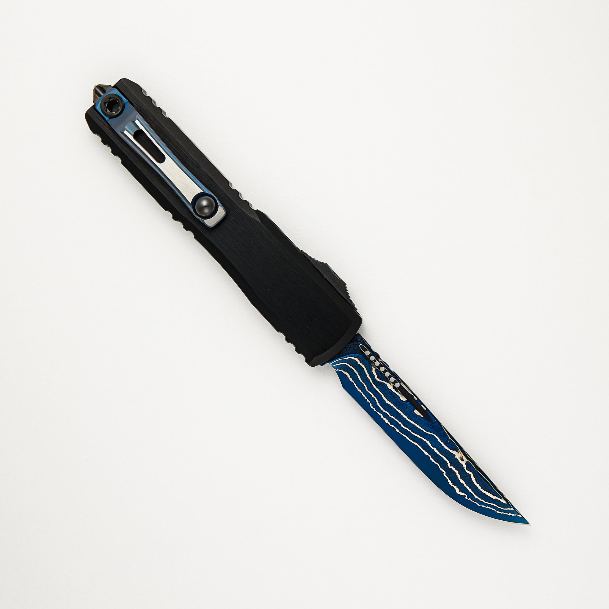 Ultratech Gen III Clip Point Marfione Select Blued Baker Forge Icestorm Hefted Alloy 1121-16MS2