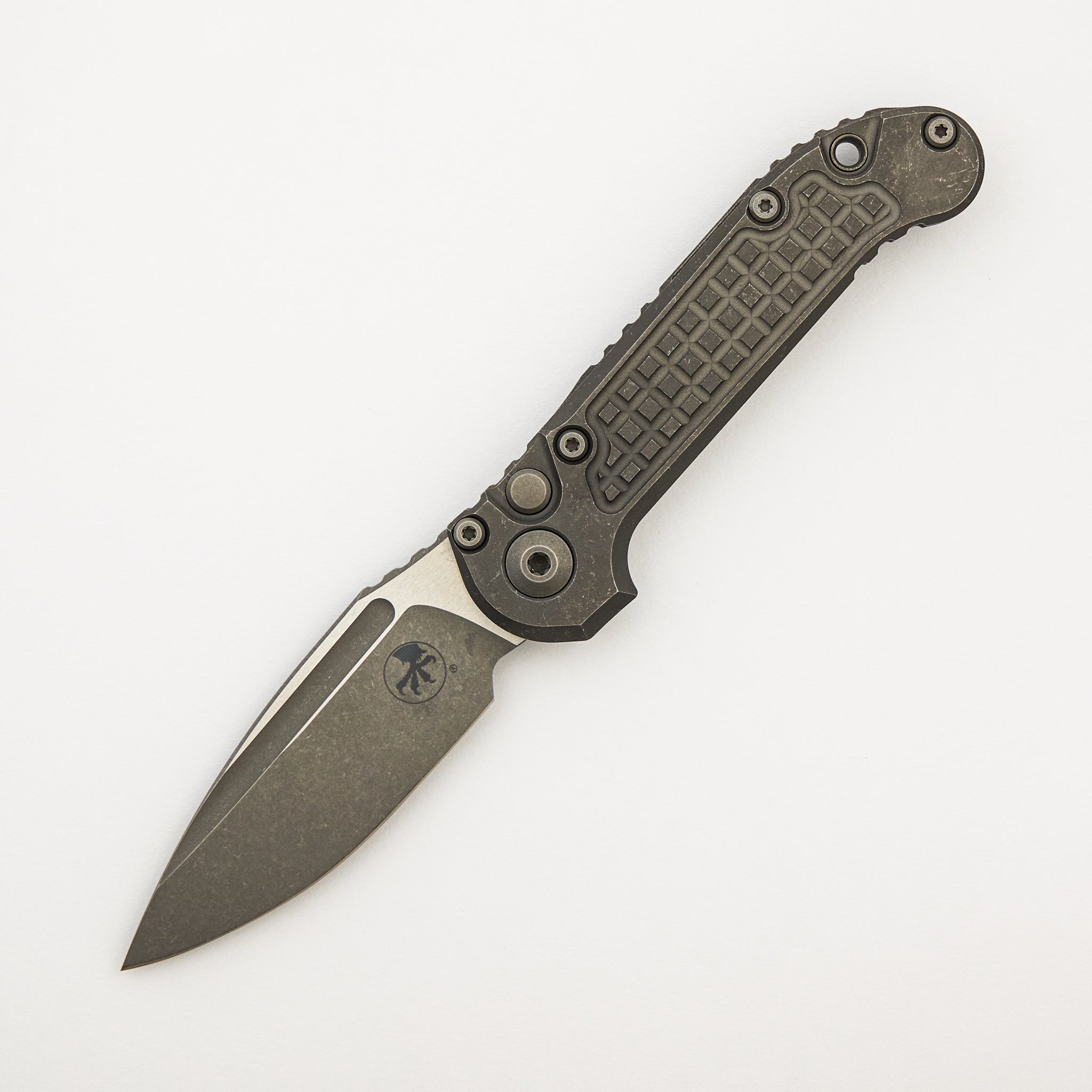"Marfione Select" L.U.D.T. Clip Point Apocalyptic Finish Frag Pattern Titanium 1135-10APFRMS1