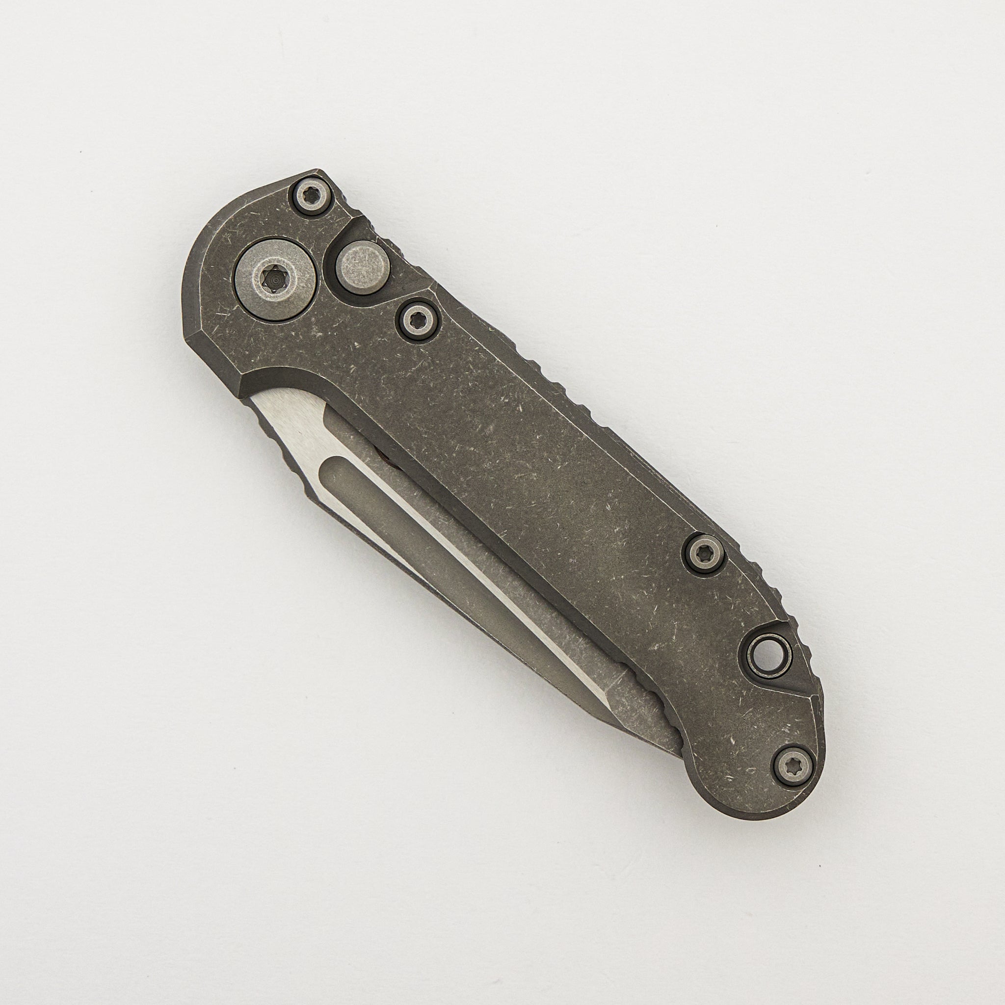 "Marfione Select" L.U.D.T. T/E Apocalyptic Finish Slab Side Titanium 1136-10APMS1