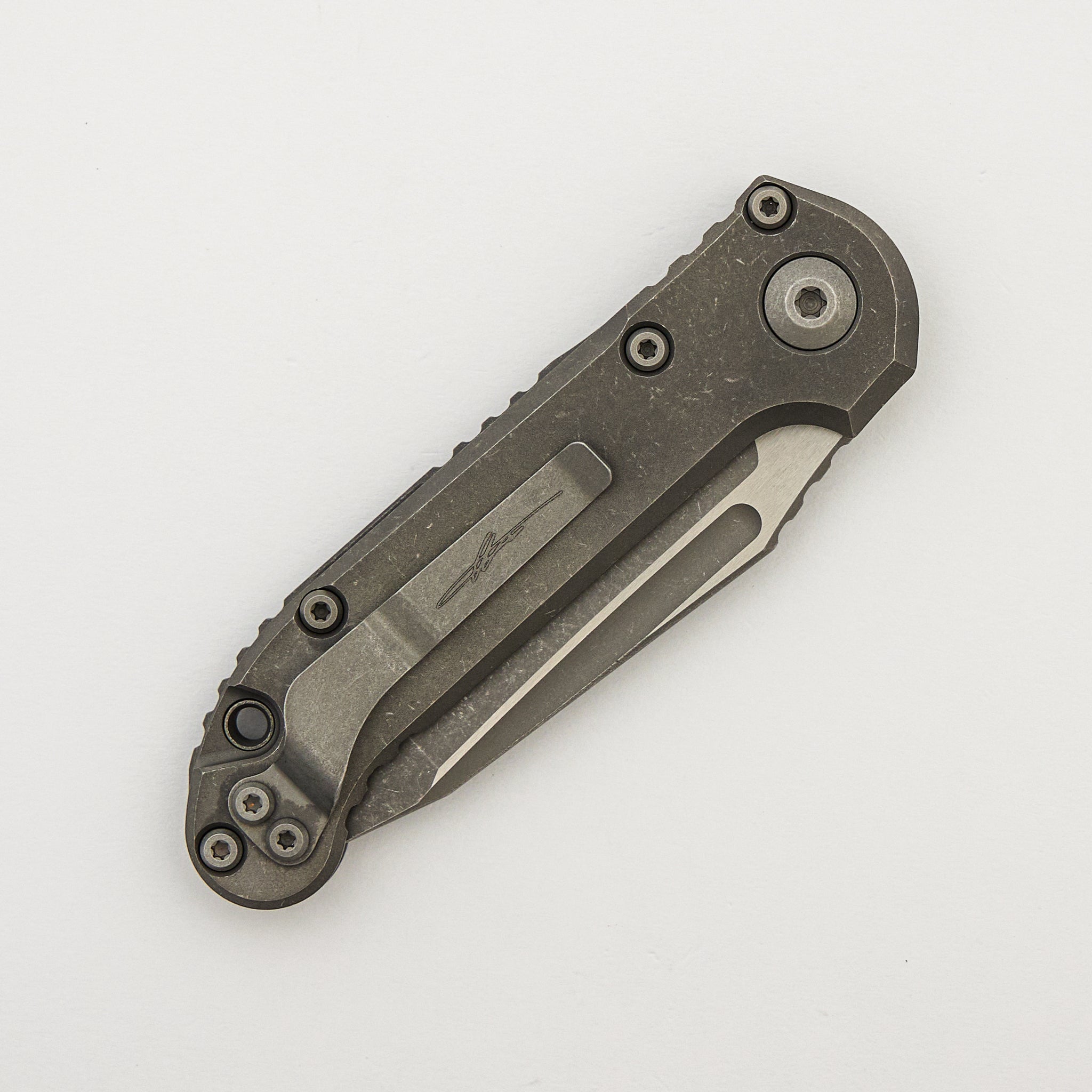 "Marfione Select" L.U.D.T. T/E Apocalyptic Finish Slab Side Titanium 1136-10APMS1