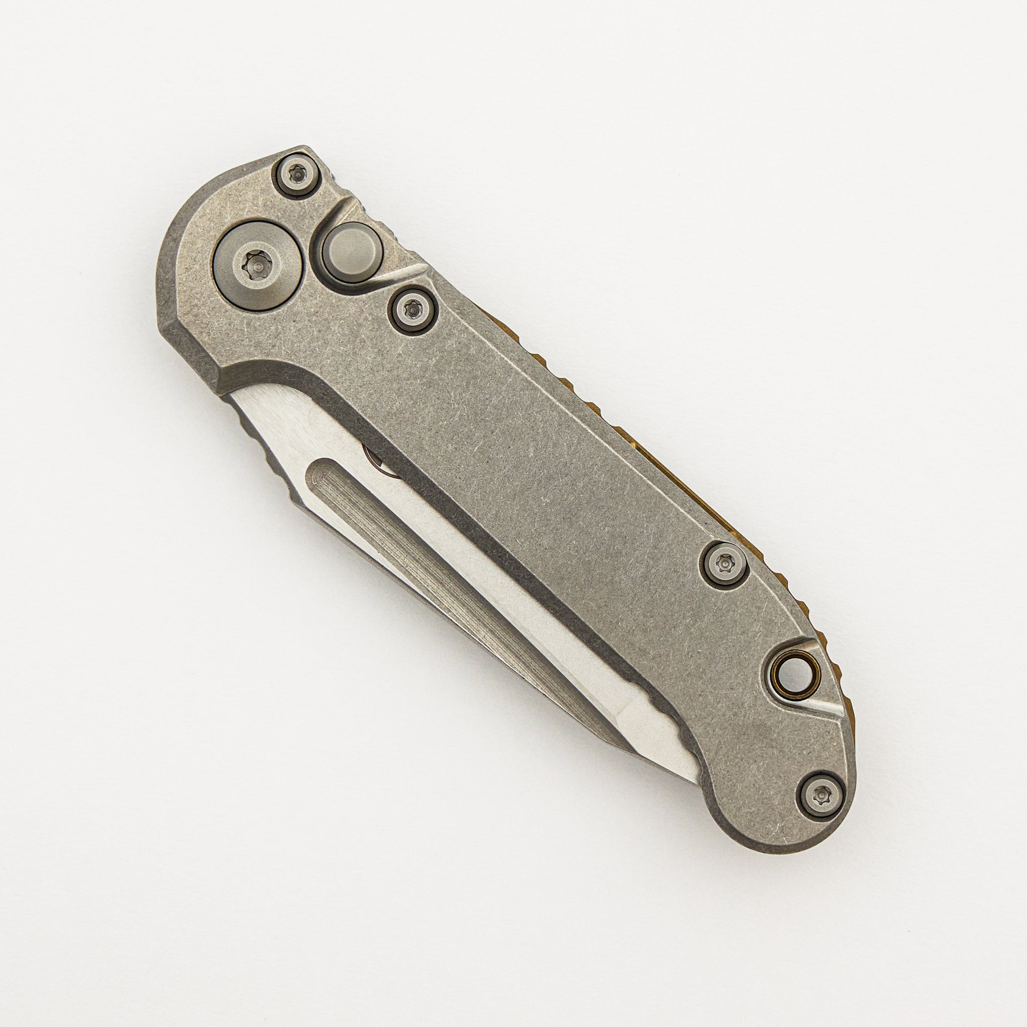 "Marfione Select" L.U.D.T. T/E Stonewash Finish Slab Side Titanium W/ Bronze Titanium Accent 1136-10MS1