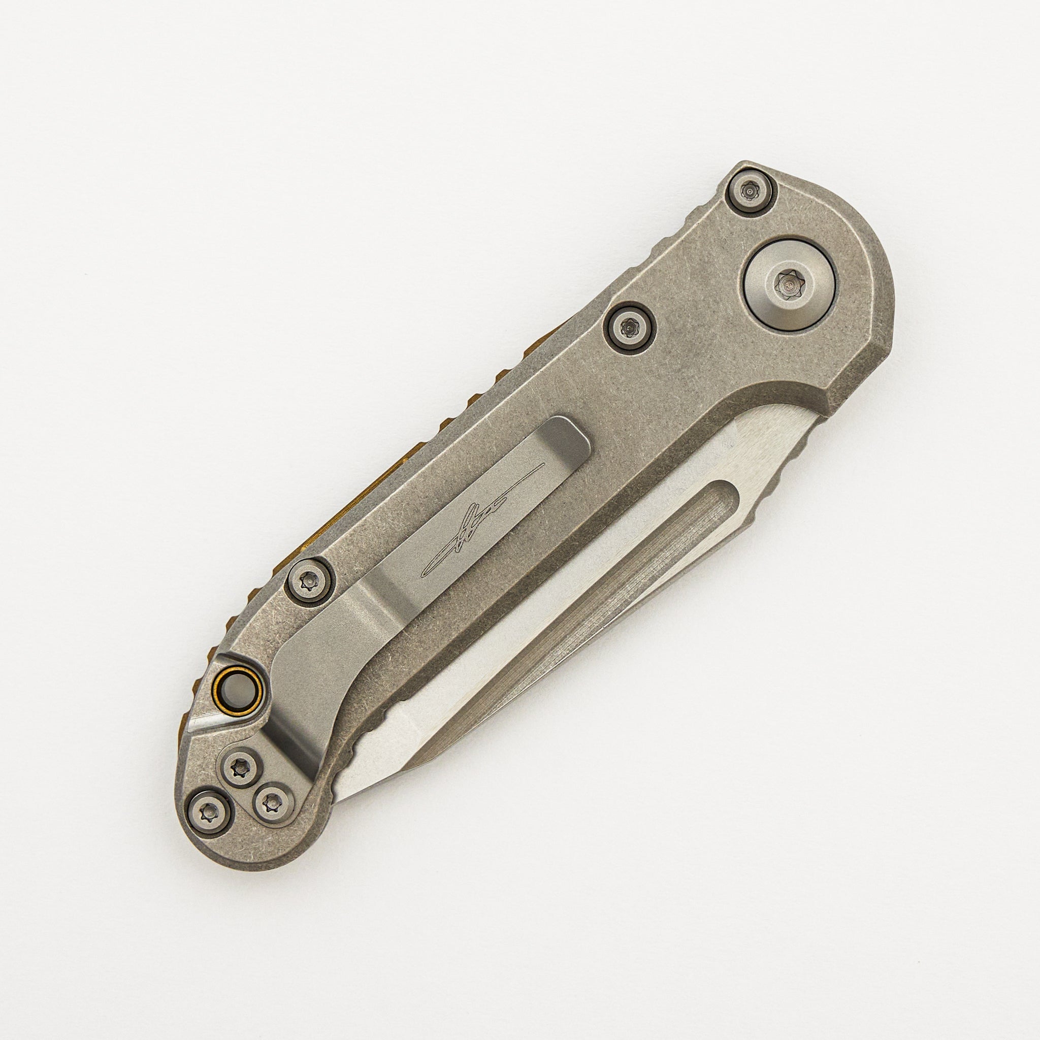 "Marfione Select" L.U.D.T. T/E Stonewash Finish Slab Side Titanium W/ Bronze Titanium Accent 1136-10MS1