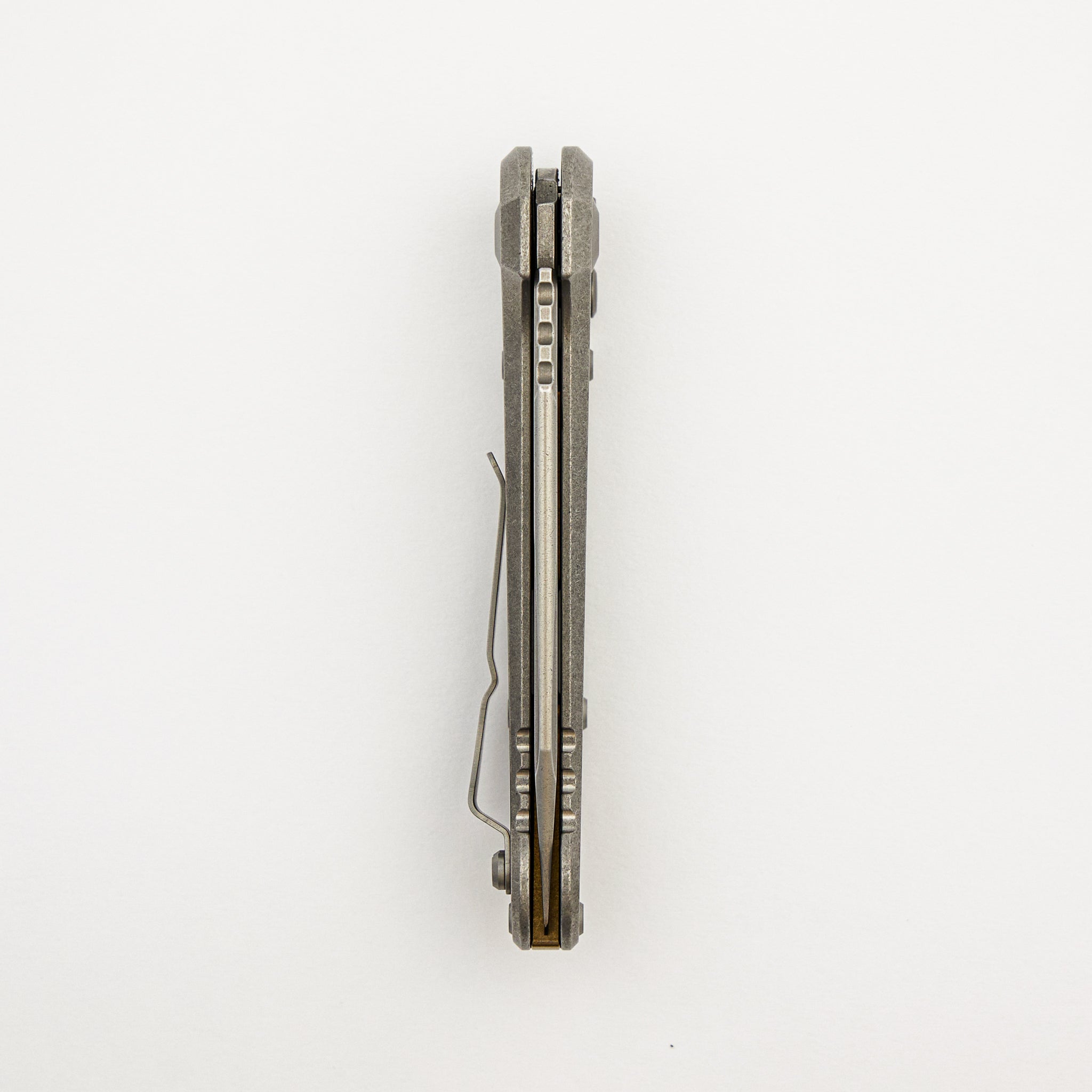 "Marfione Select" L.U.D.T. T/E Stonewash Finish Slab Side Titanium W/ Bronze Titanium Accent 1136-10MS1