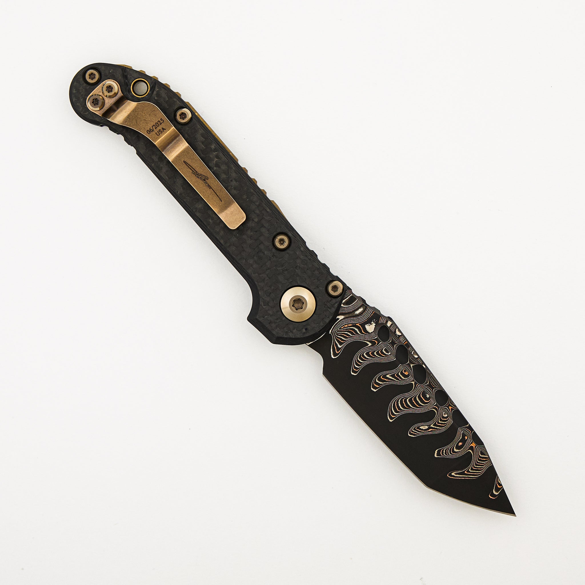 "Marfione Select" L.U.D.T. T/E Baker Forge Coppermai Carbon Fiber Bronzed Hard Cut Hardware & Bronze Accents 1136-16MS1