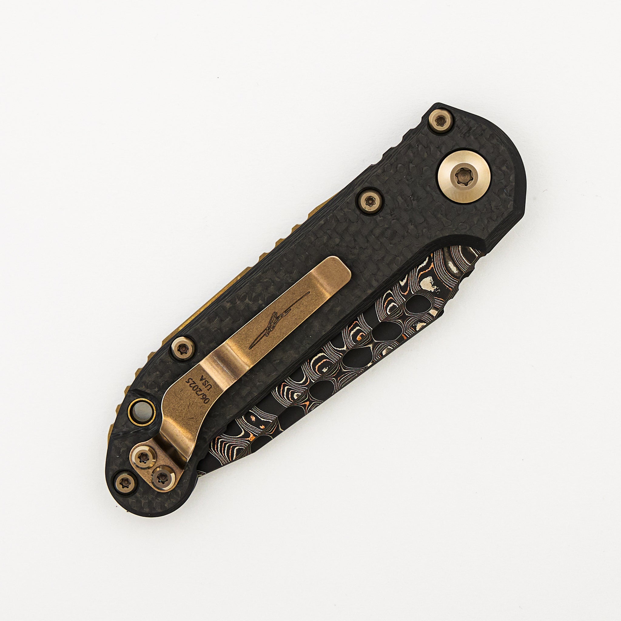 "Marfione Select" L.U.D.T. T/E Baker Forge Coppermai Carbon Fiber Bronzed Hard Cut Hardware & Bronze Accents 1136-16MS1