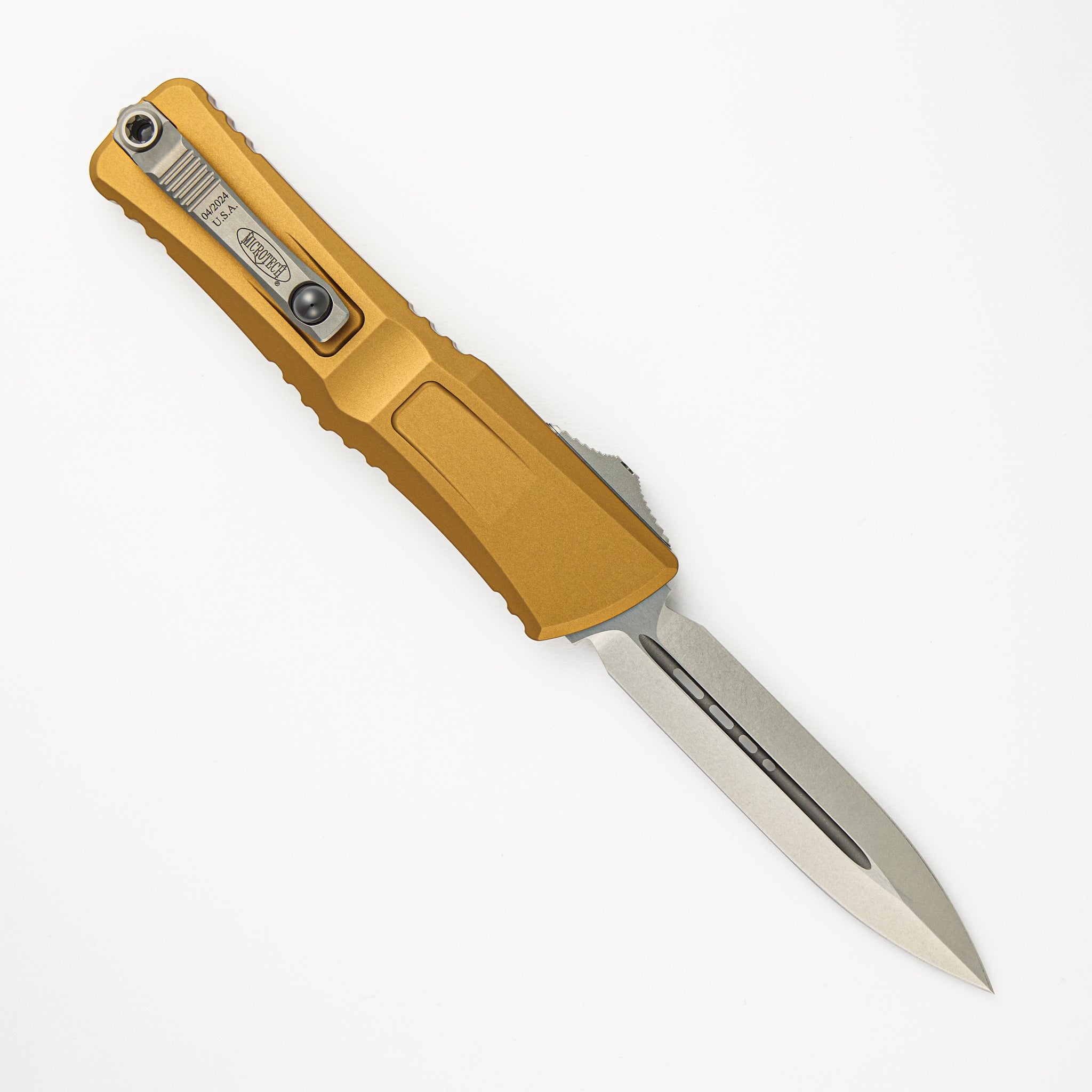 Microtech Combat Troodon D/E Gen III Tan Stonewash Standard 1142-10TA