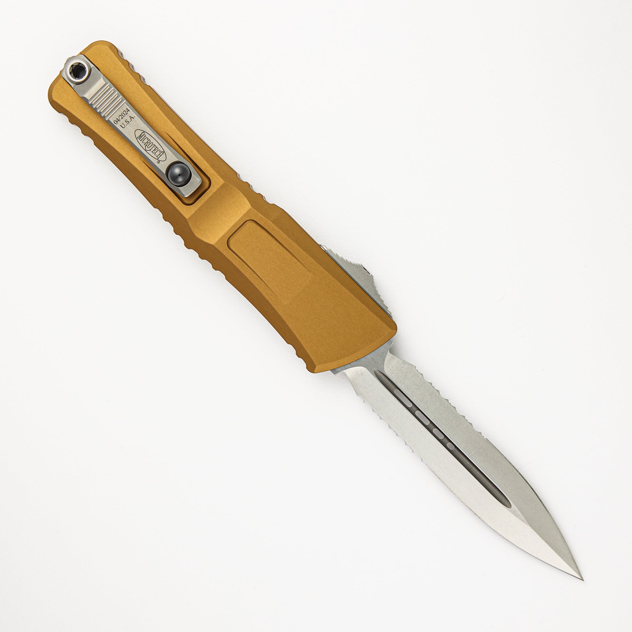 Combat Troodon D/E Gen III Tan Stonewash Partial Serrated 1142-11TA