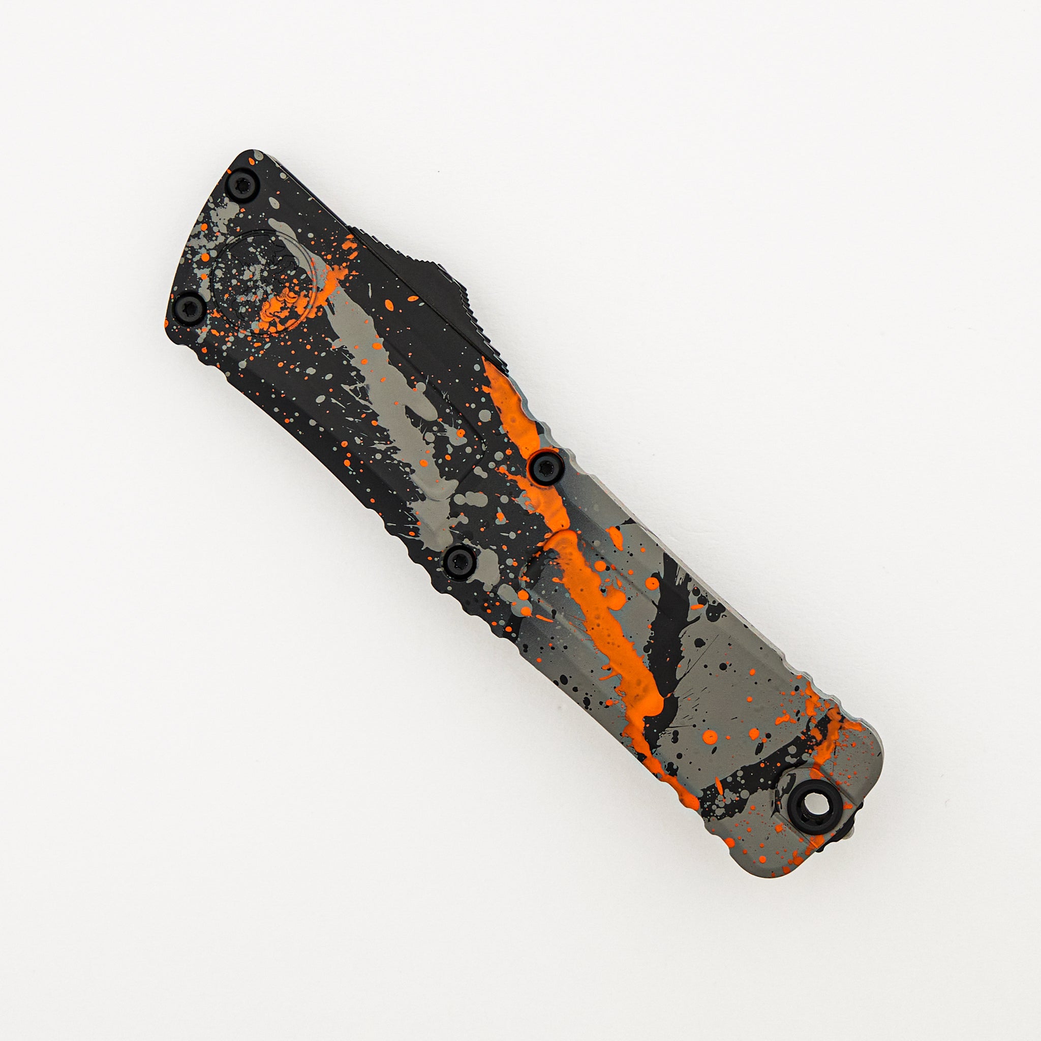 "Signature Series" Combat Troodon D/E Gen III Bull Shark Gray/Black Orange Splatter Standard 1142-1 BGBK ORSPLS
