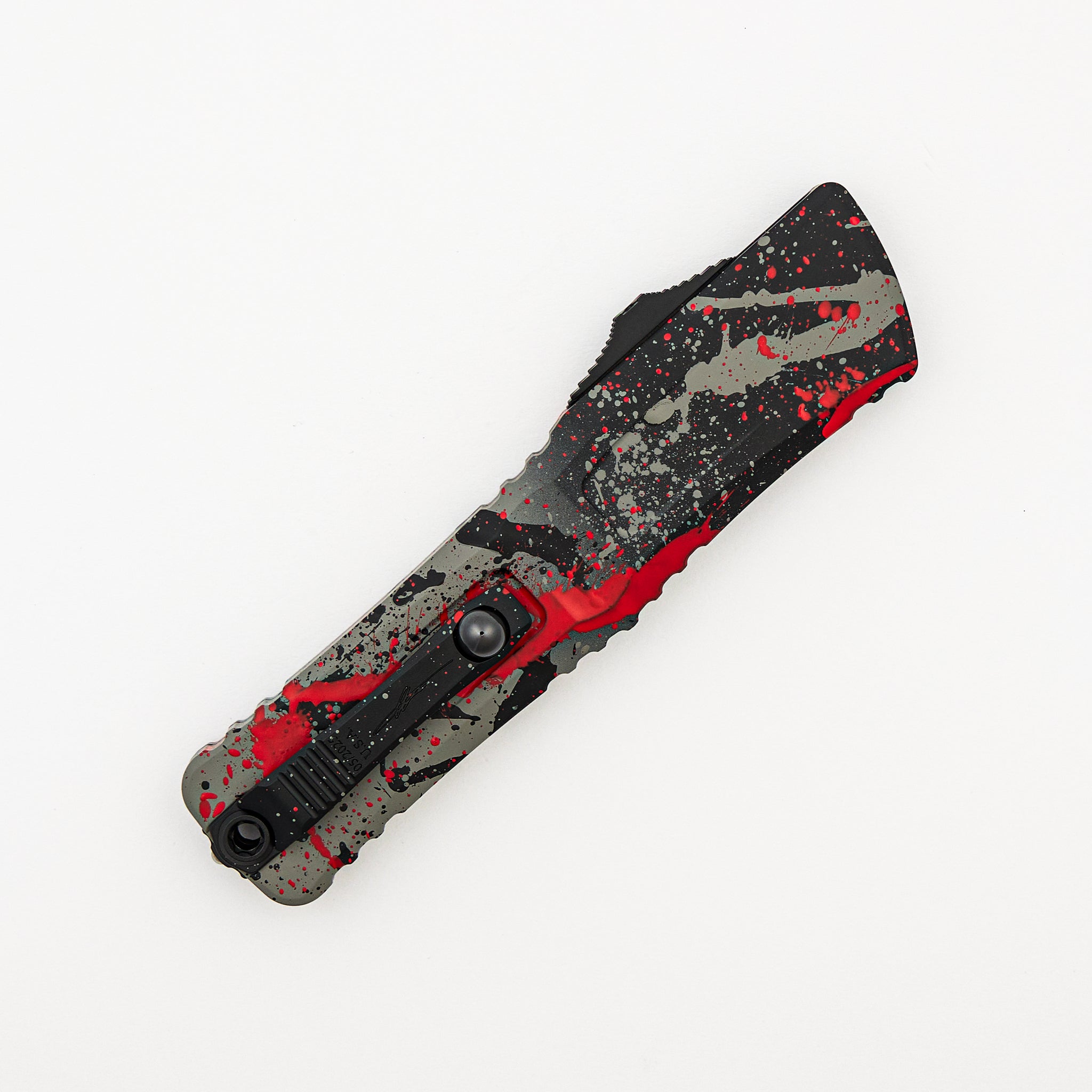 "Signature Series" Combat Troodon D/E Gen III Bull Shark Gray/Black Red Splatter Standard 1142-1 BGBK RDSPLS