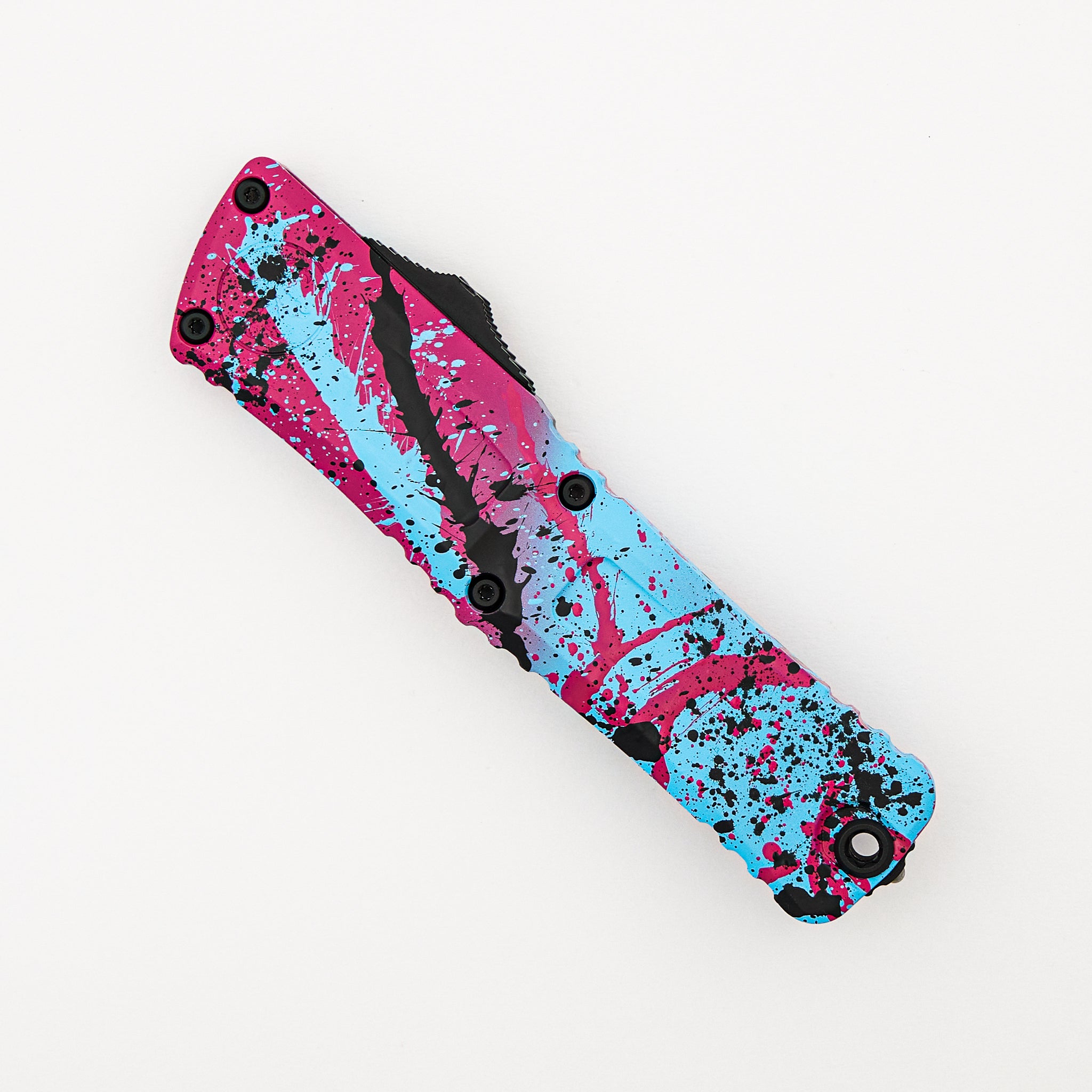 "Signature Series" Combat Troodon D/E Gen III Light Blue/Pink Black Splatter Standard 1142-1 LBPK BKSPLS