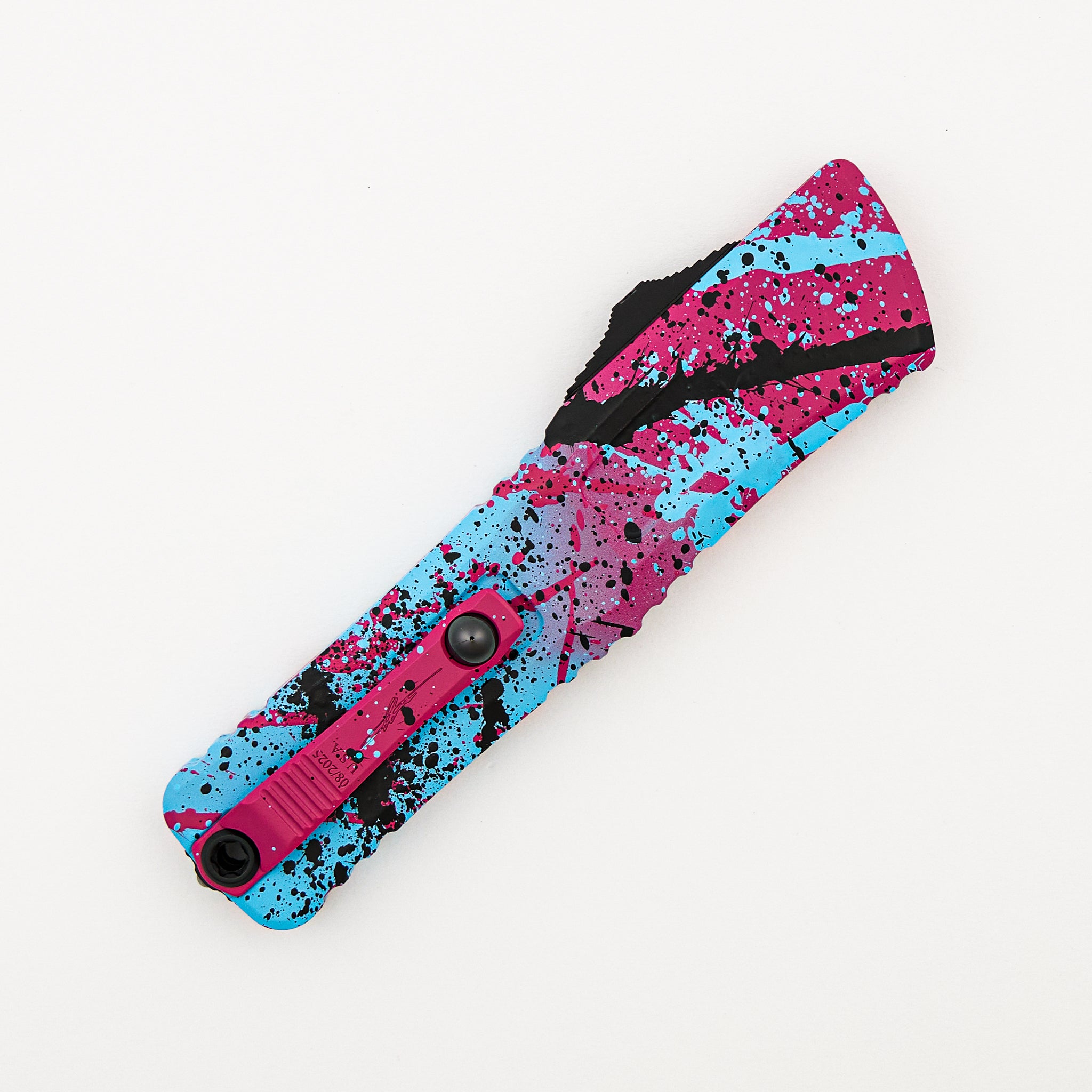 "Signature Series" Combat Troodon D/E Gen III Light Blue/Pink Black Splatter Standard 1142-1 LBPK BKSPLS