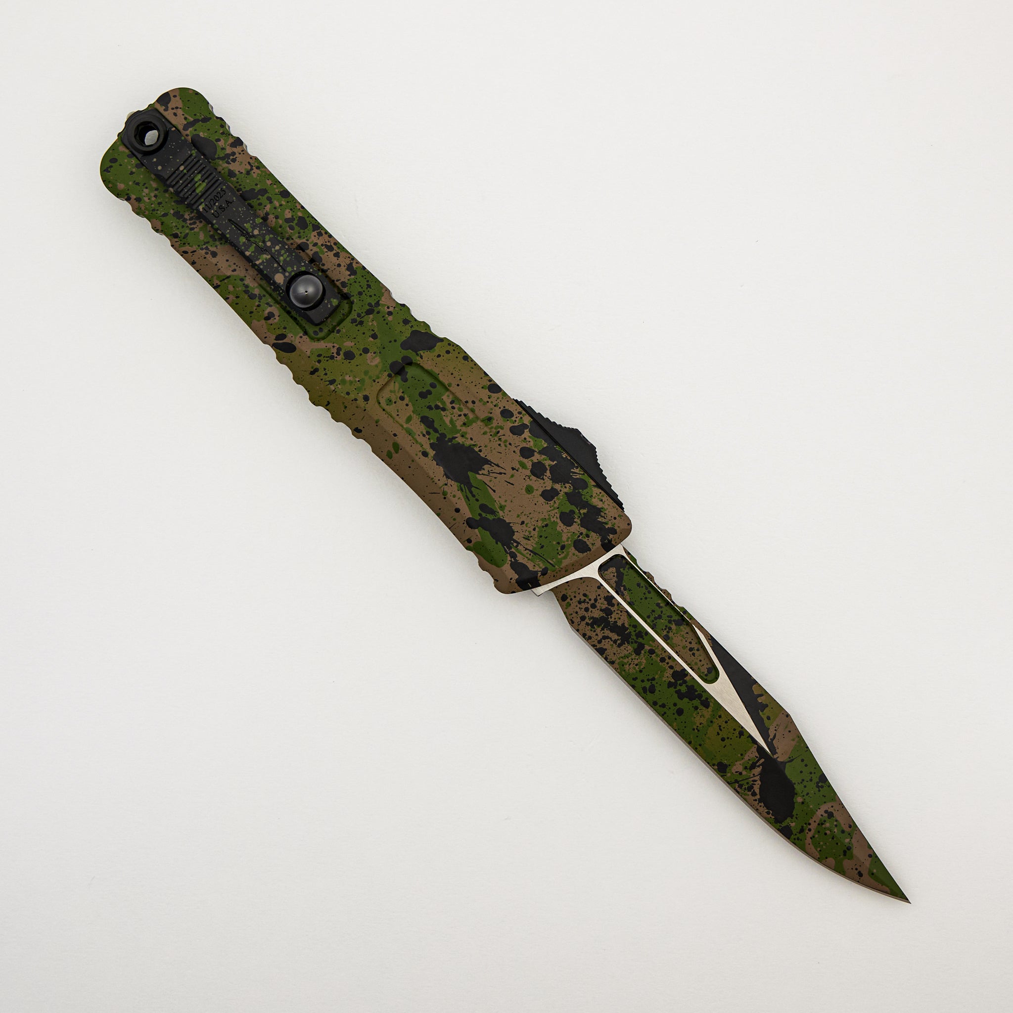 "Signature Series" Combat Troodon Bowie Gen III OD Green/Tan Black Splatter Standard 1146-1 ODTA BKSPLS